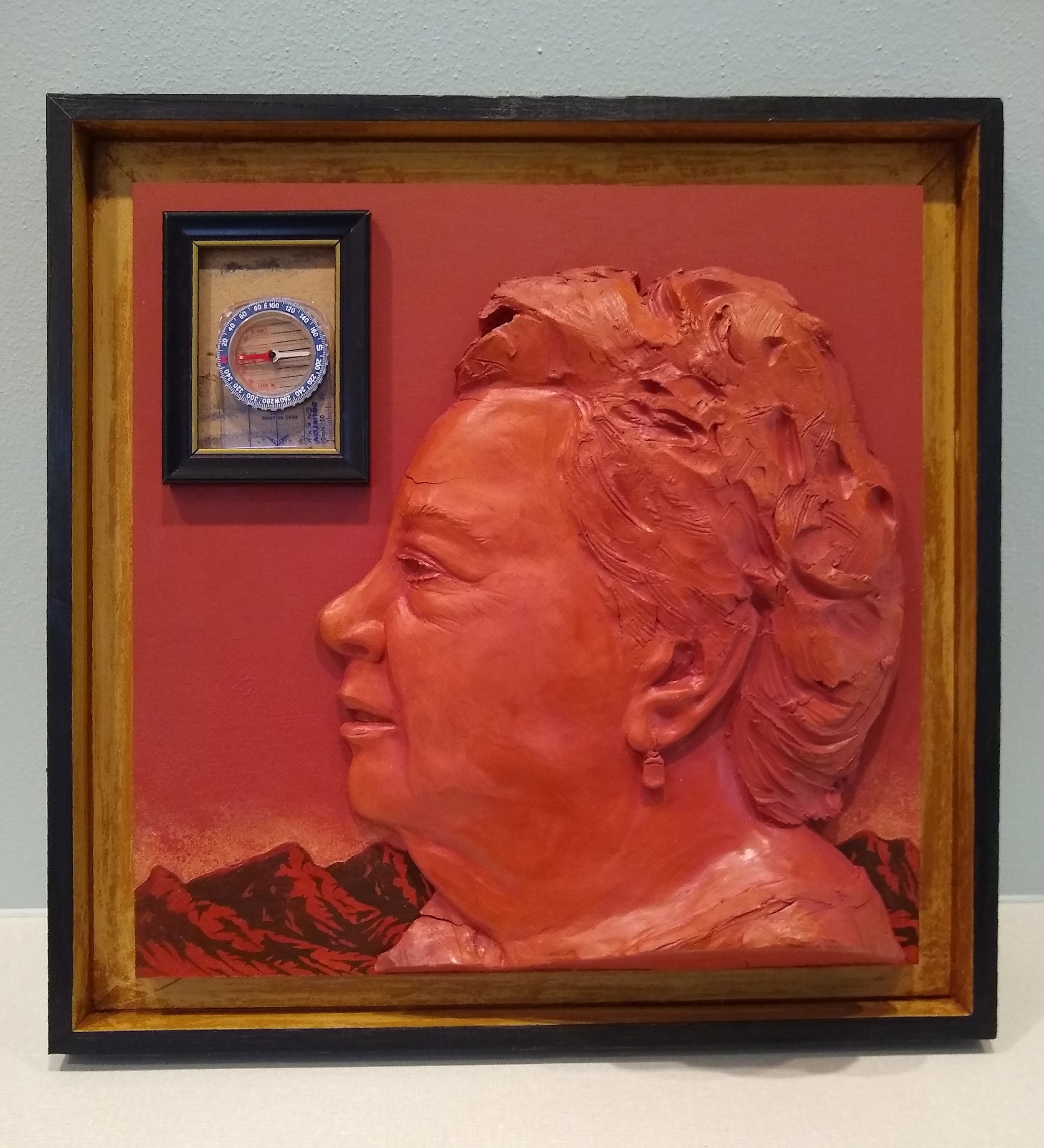 "Red", 17"x17"x2", 2019-2020.