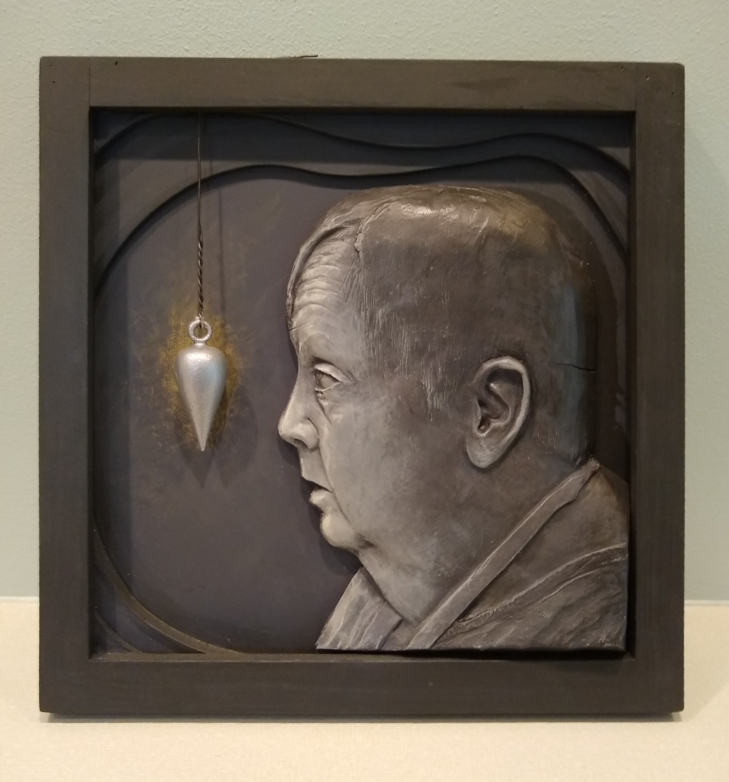 "Grey Concentration", 17"x17"x2", 2019-2020.