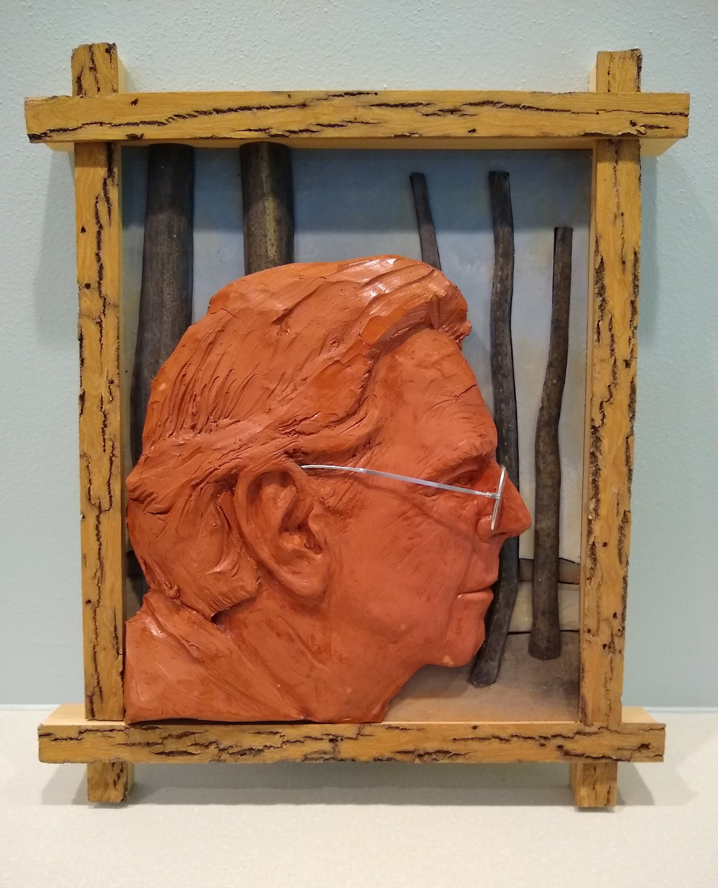 "Terra Cotta", 16"x19"x2", 2019-2020