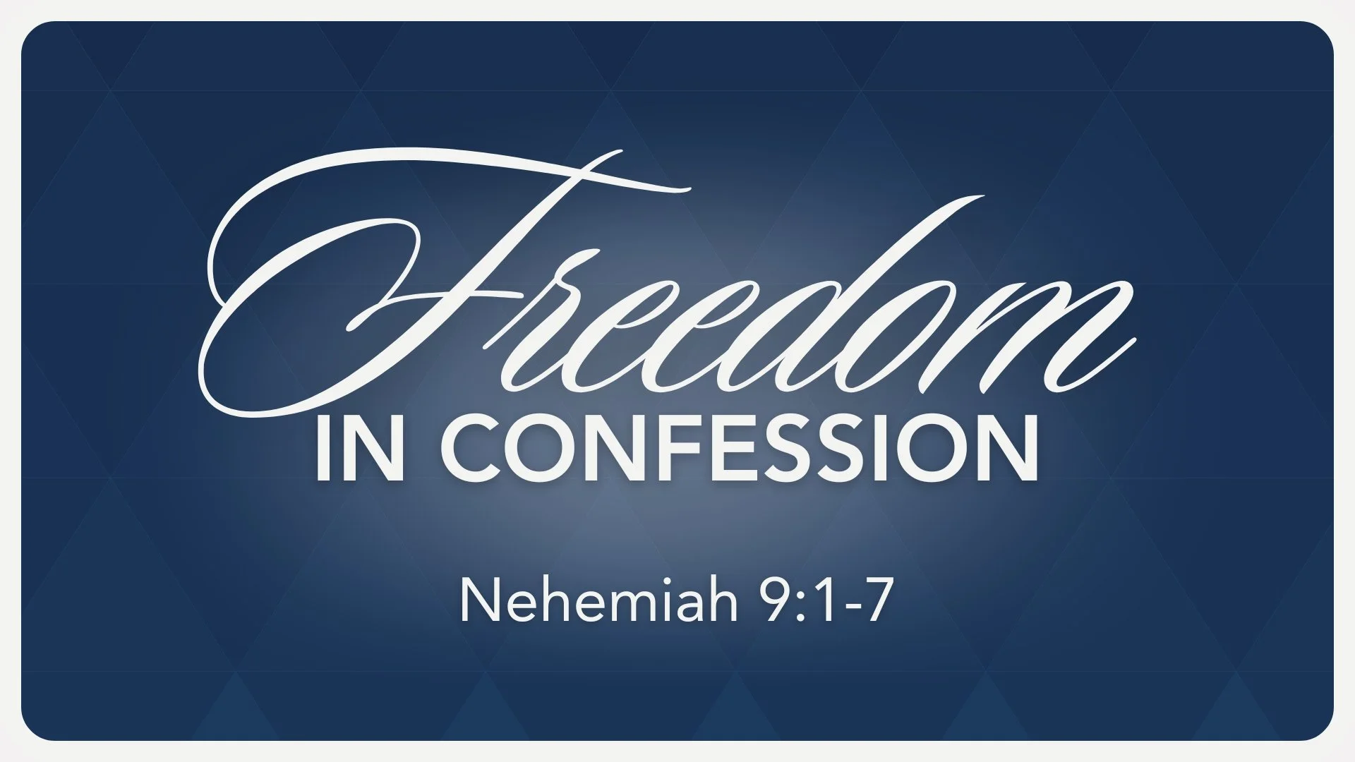 Freedom in Confession
