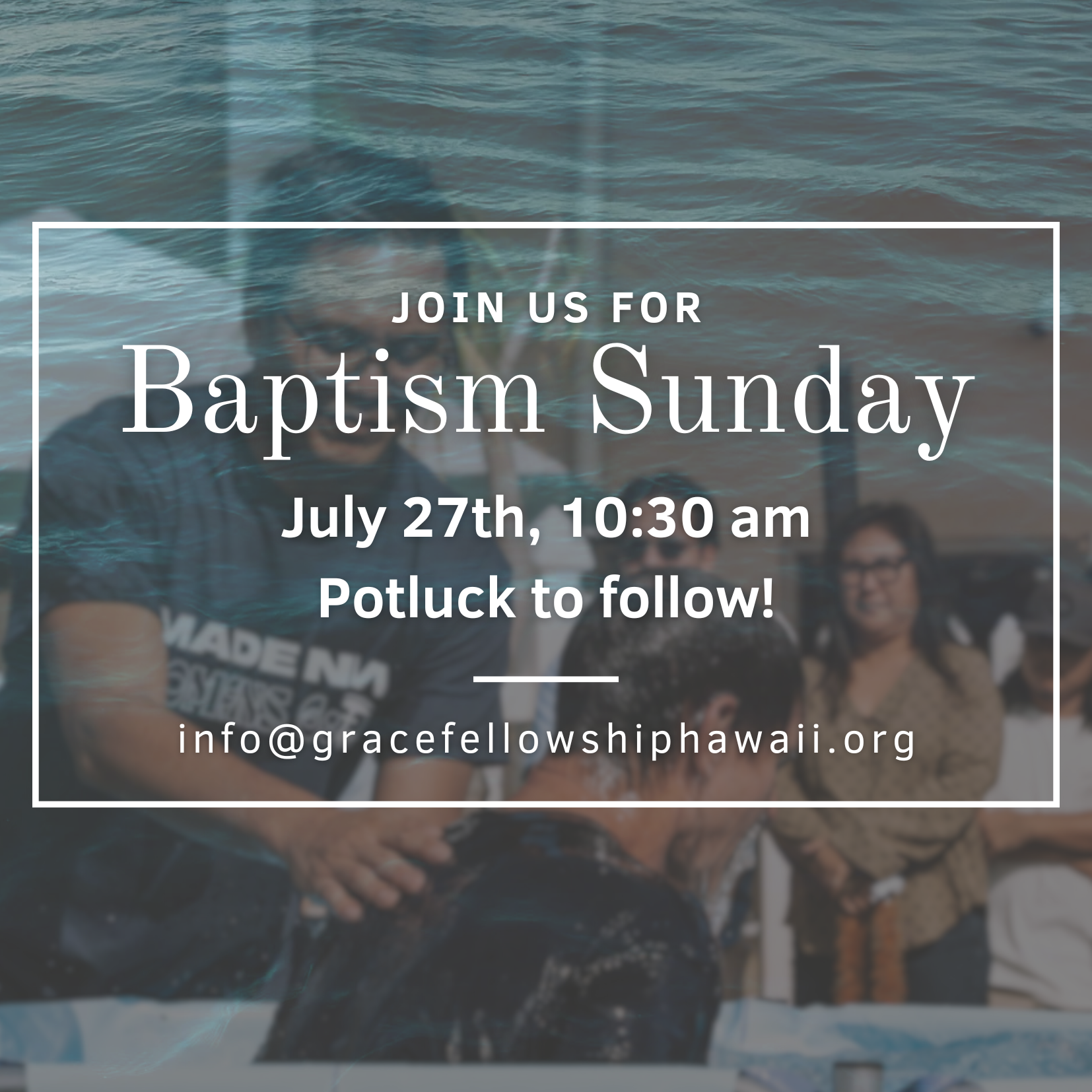 Baptism Sunday
