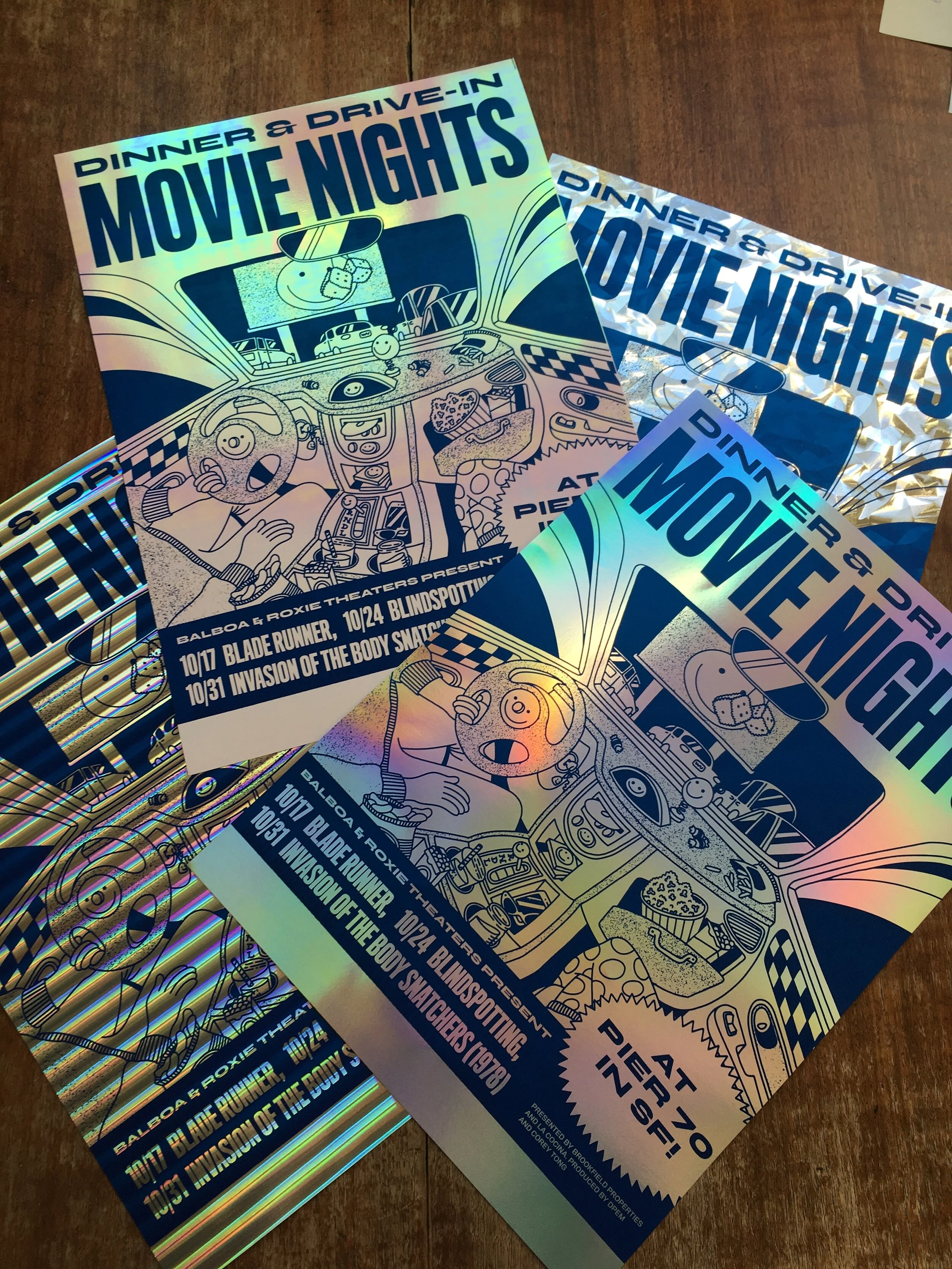 Balboa Drive-In Movie Poster-Megan Badilla Art!