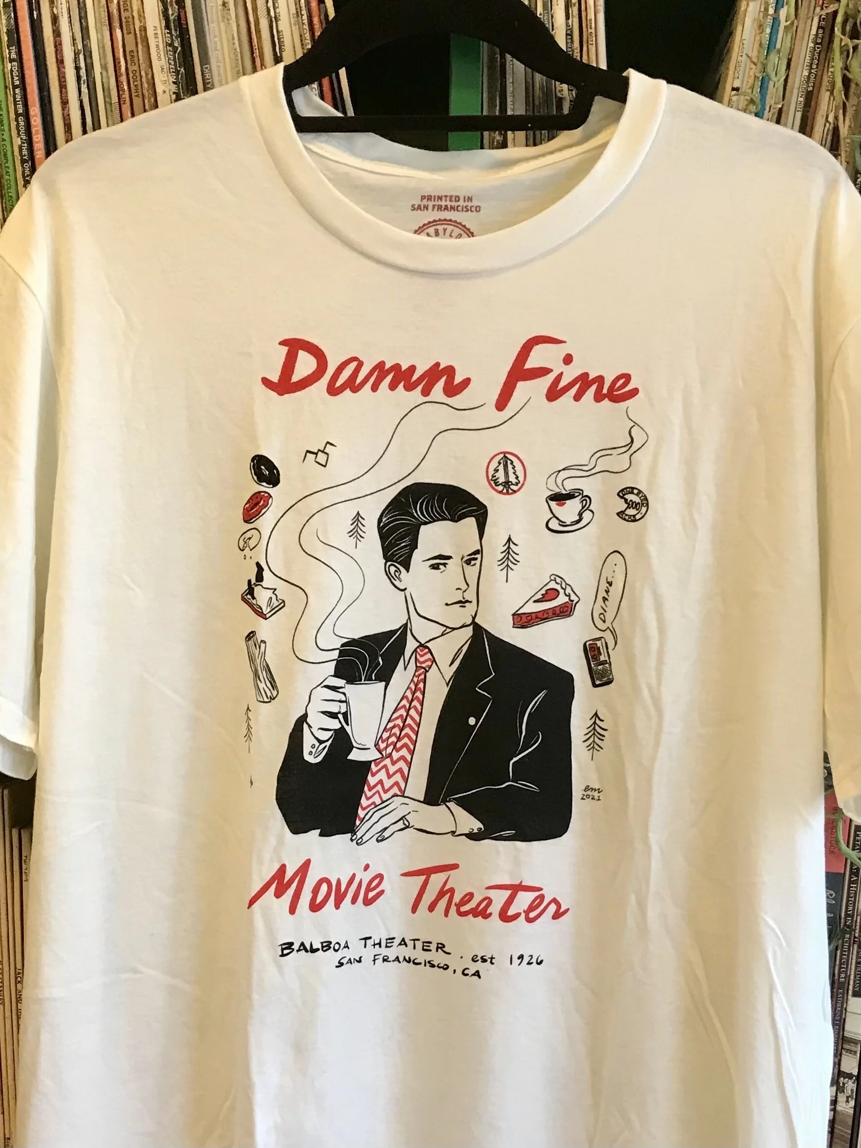 Balboa Twin Peaks Dale Cooper Tee - Emma Munger Design