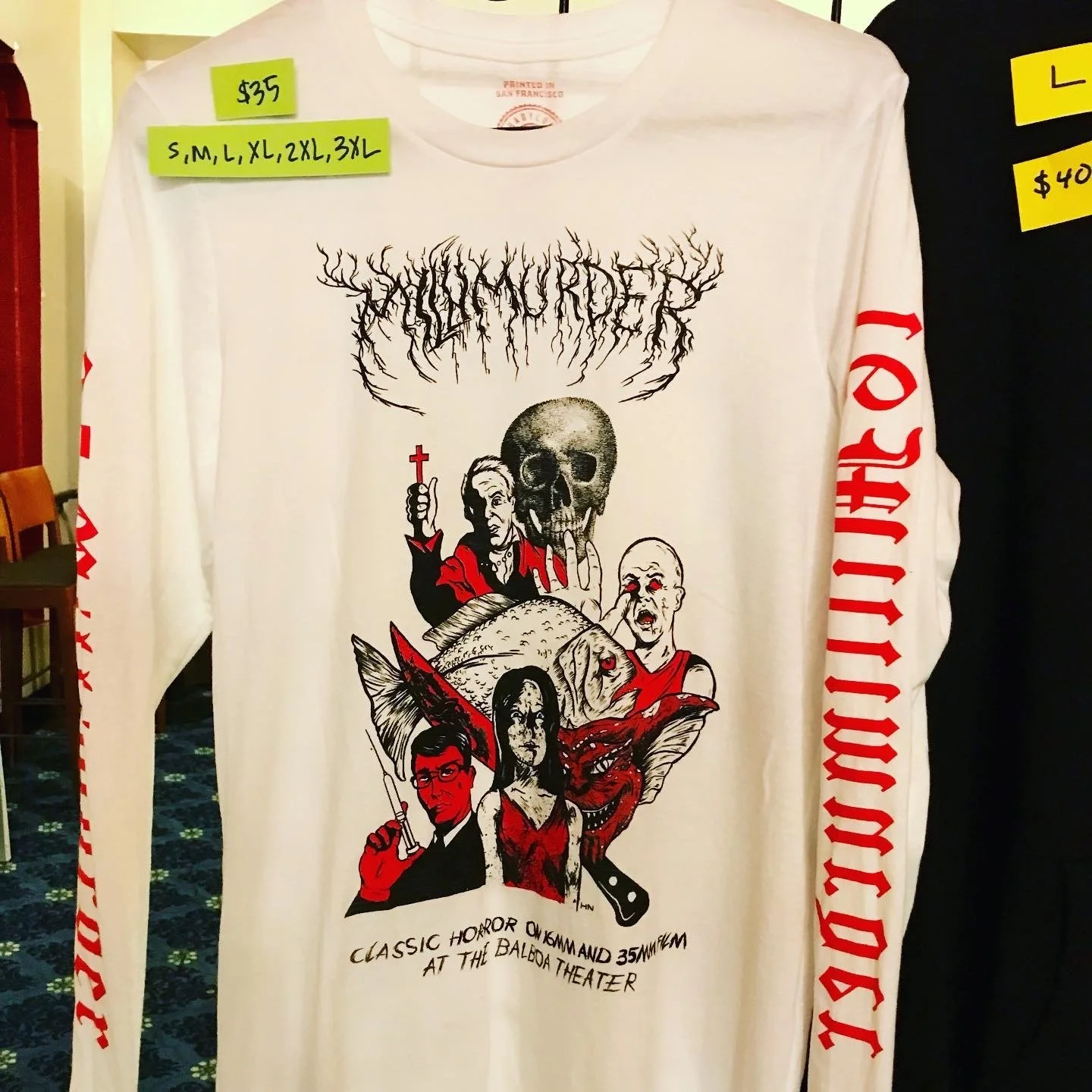 Balboa MilliMurder Long Sleeve Tee - Harry Nordlinger Design