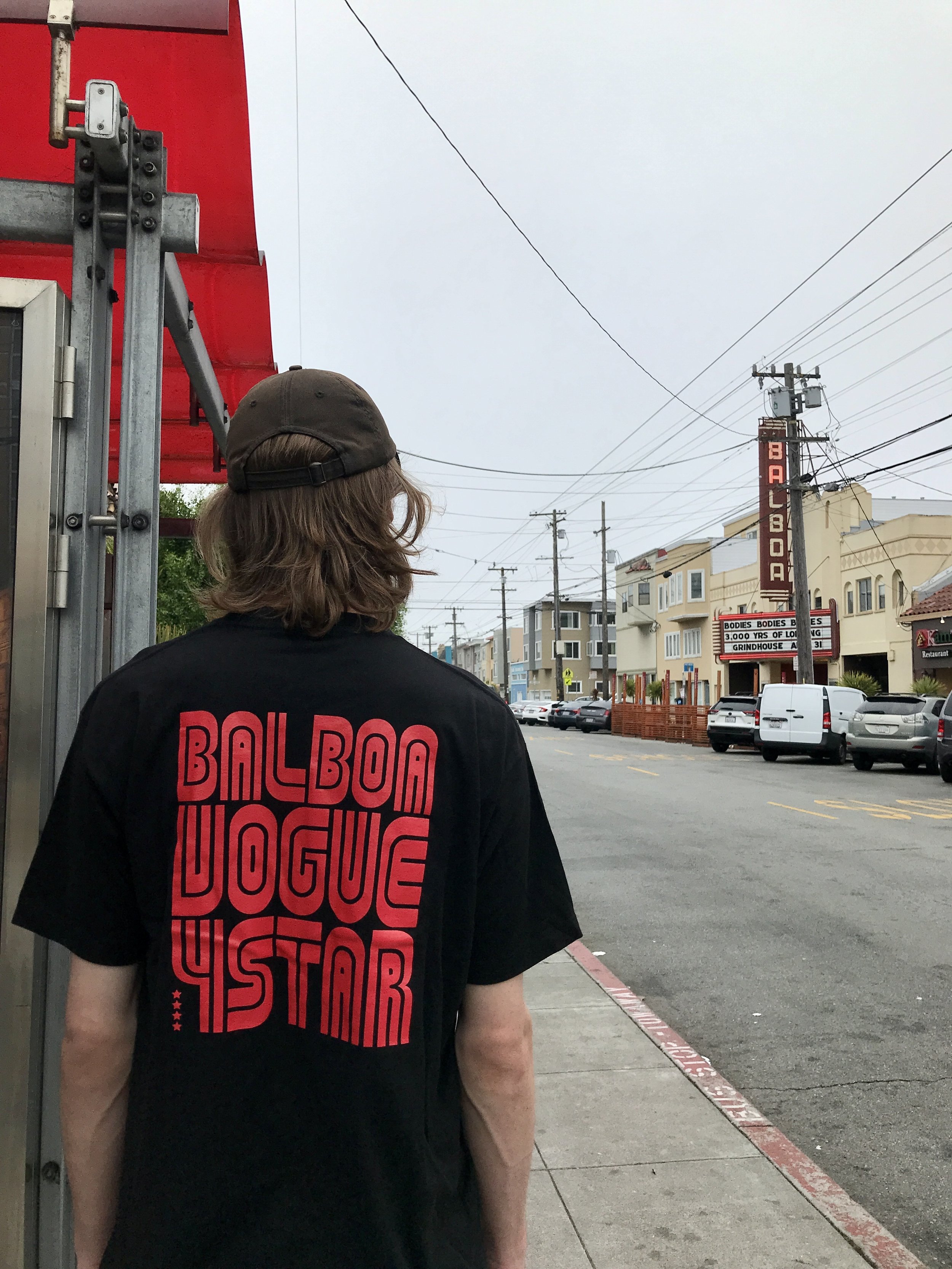 CinemaSF Muni Tee ~ BALBOA / VOGUE / 4STAR