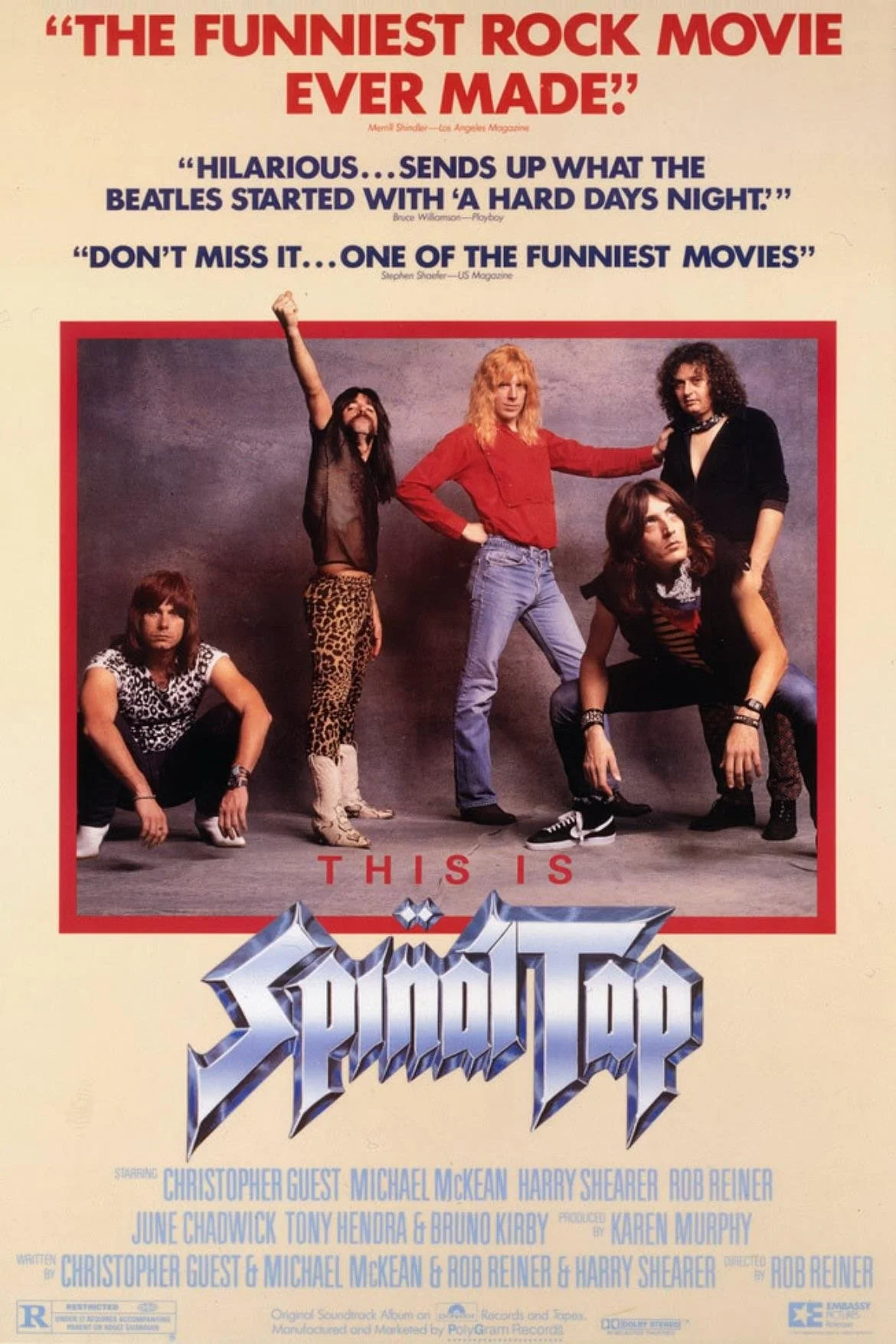 This is Spinal Tap ~ 1:30 PM, 4:30 PM &amp; 7:30 PM