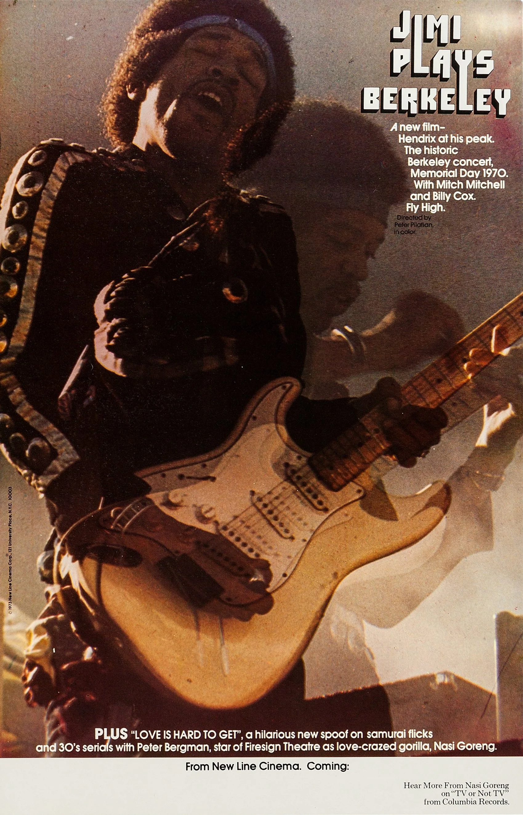 Jimi Plays Monterey/Jimi Plays Berkeley ~ 7:30 PM (as part of Kyle's Styles) 