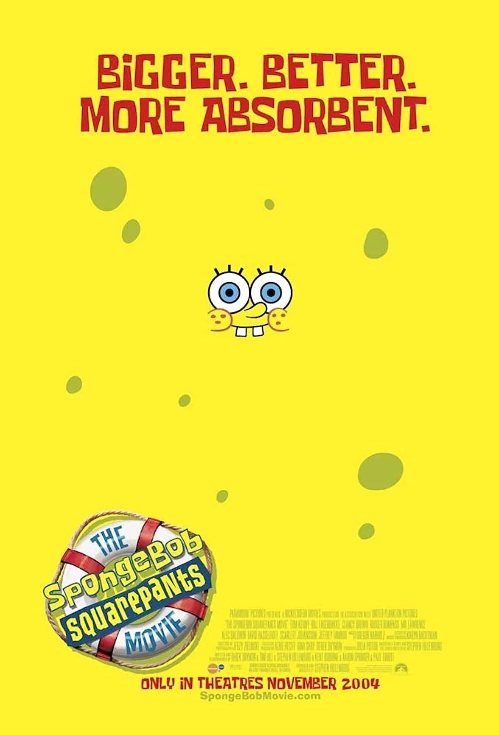 The SpongeBob Squarepants Movie ~ 3 PM &amp; 5:30 PM 