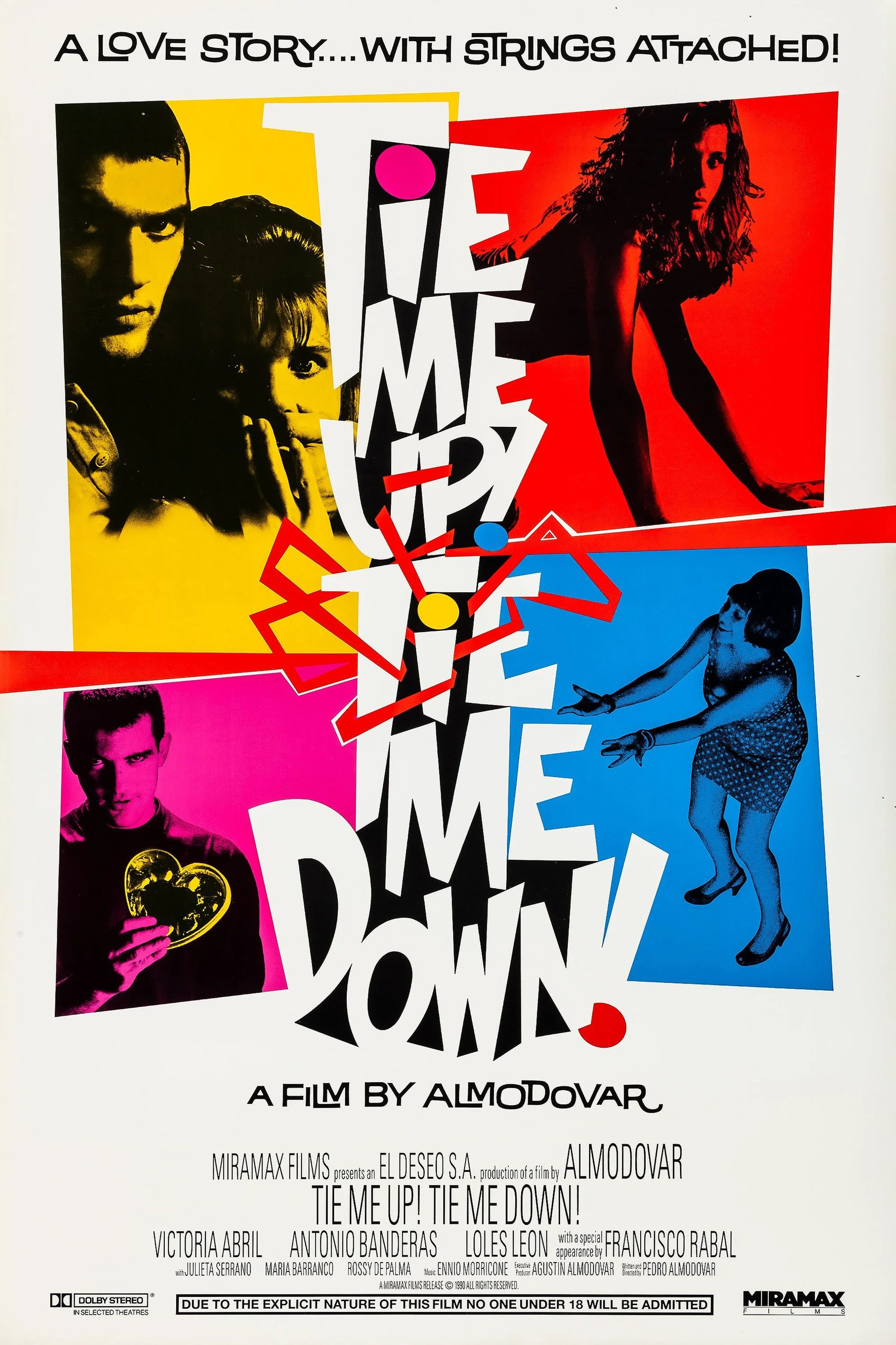 Tie Me Up! Tie Me Down! ~ 7 PM (Antonio Banderas Birthday Double Bill Presented by Camp Balboa) 