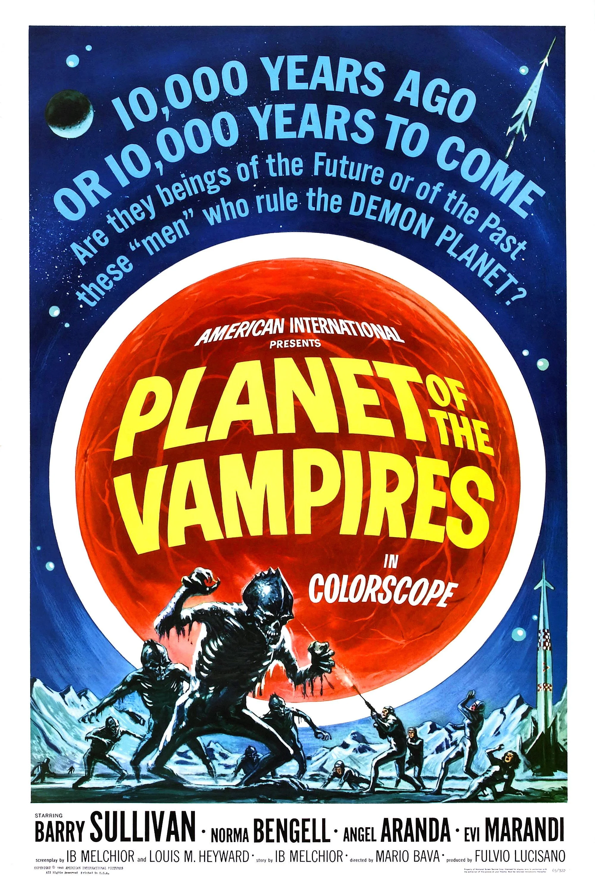 Planet of the Vampires ~ 8:55 PM (as part of International Vampire Film Fest)