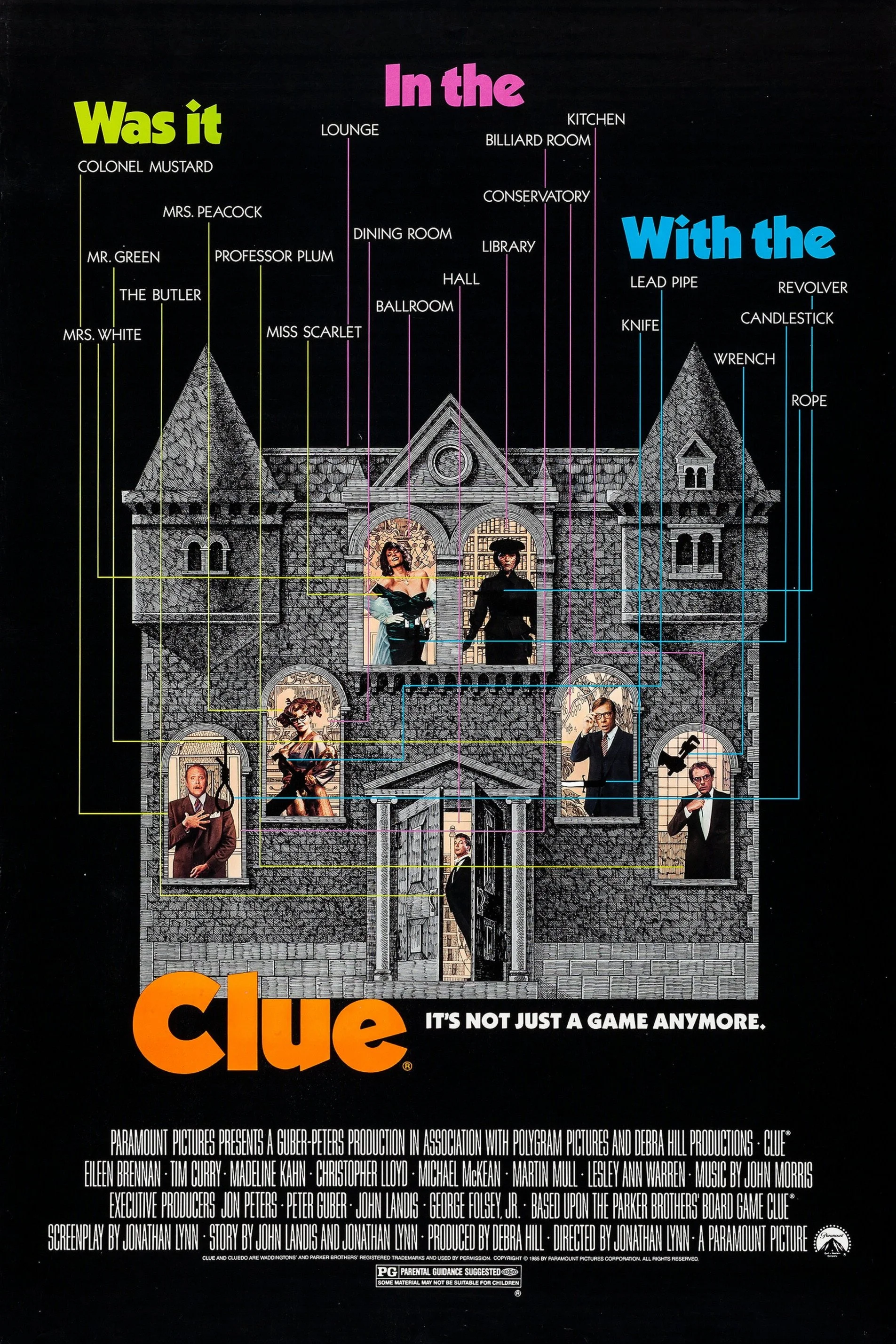Clue ~ 9:30 PM (Co-hosted by The Bawdy Caste) 