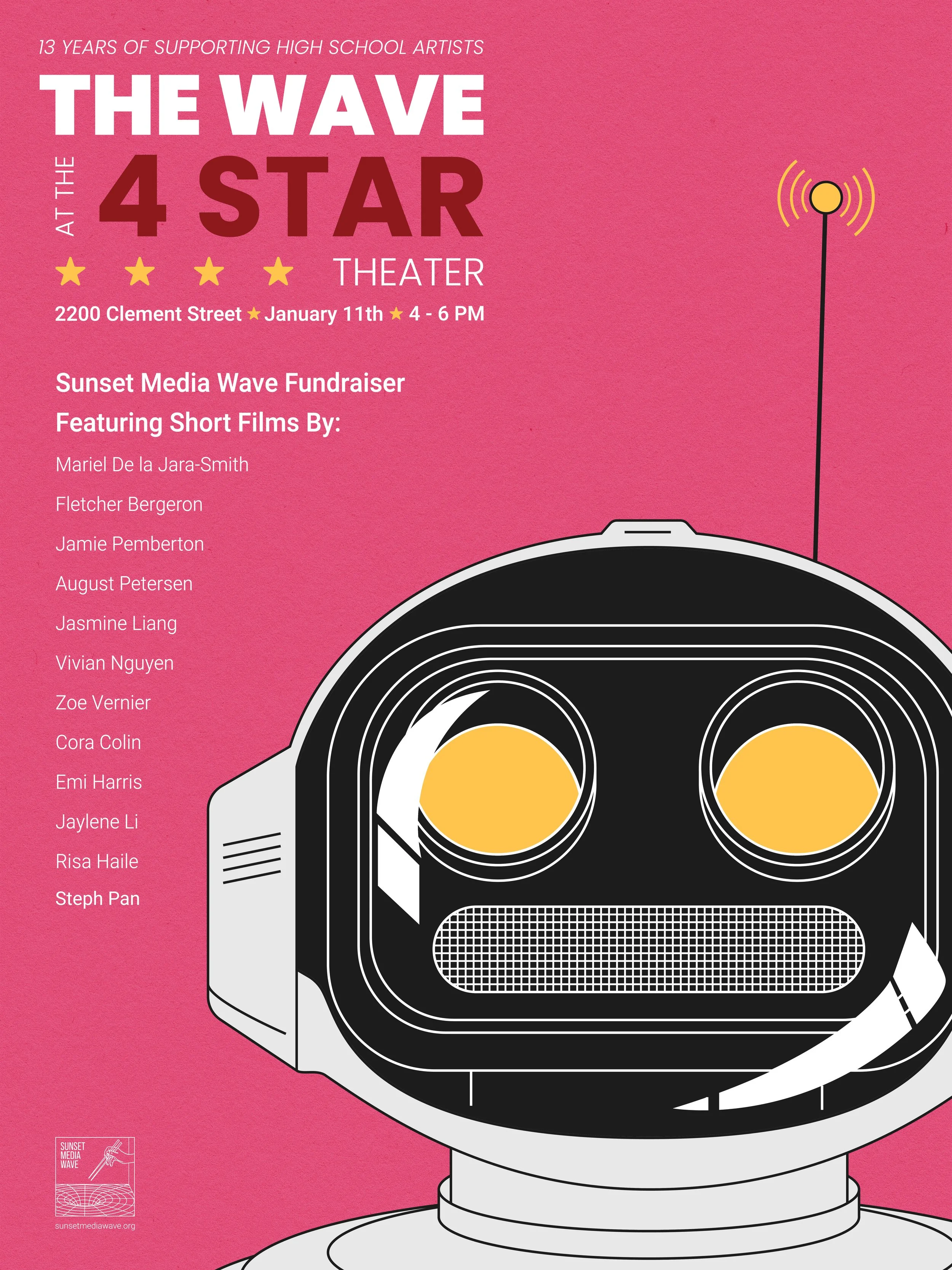 The Wave at the 4 Star (presented by SUNSET MEDIAWAVE) ~ 4:30 PM