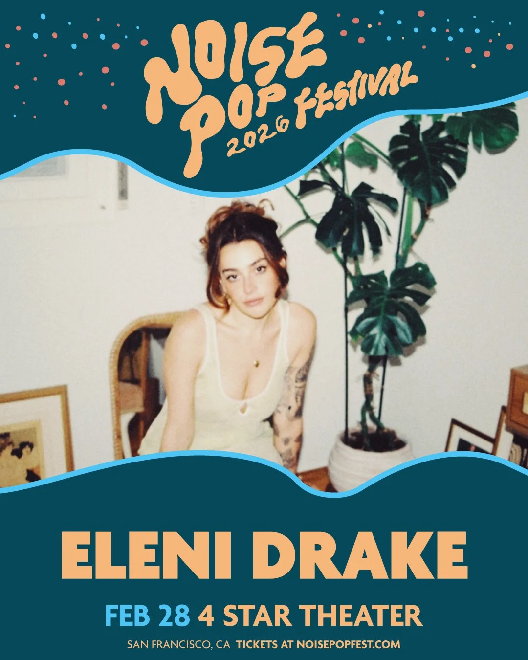 LIVE MUSIC: Eleni Drake (Presented by NOISE POP FESTIVAL 2026) ~ Doors at 7:00 PM &amp; Music at 8:00 PM