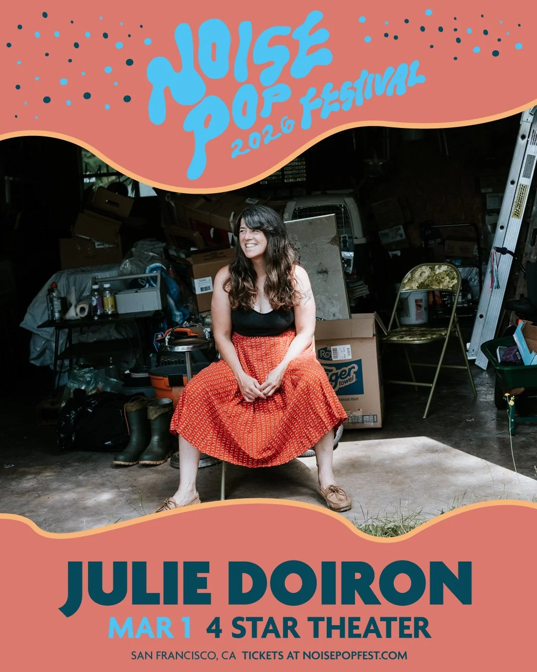LIVE MUSIC: Julie Doiron (Presented by NOISE POP FESTIVAL 2026) ~ Doors at 7:00 PM &amp; Music at 8:00 PM