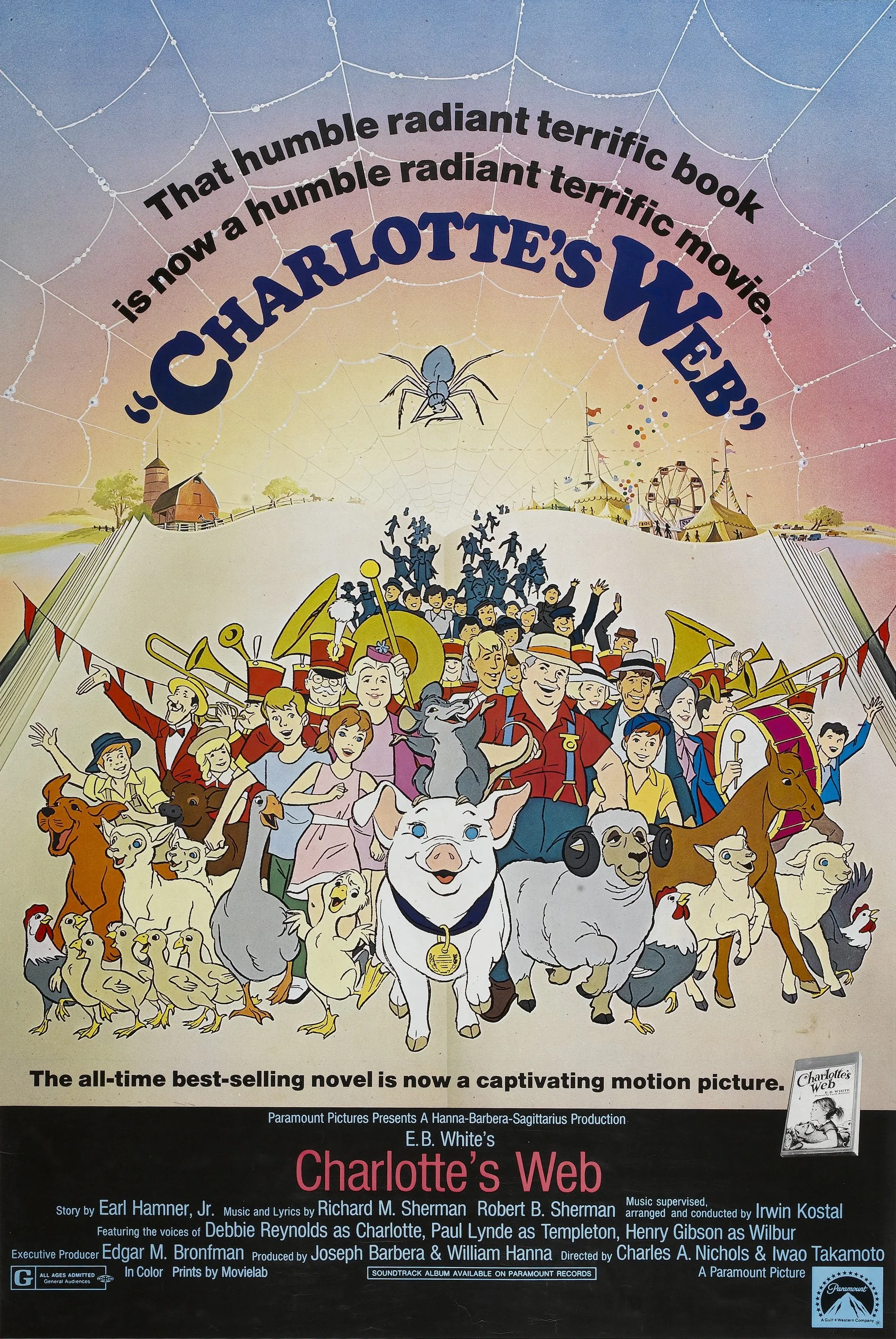 Charlotte's Web (1973) ~ 10:00 AM (Popcorn Palace - FREE!)