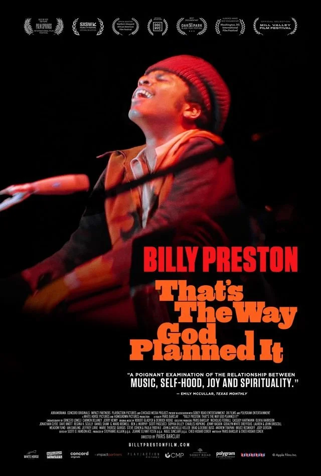 Billy Preston: That's The Way God Planned It ~ 3:00 PM &amp; 7:30 PM
