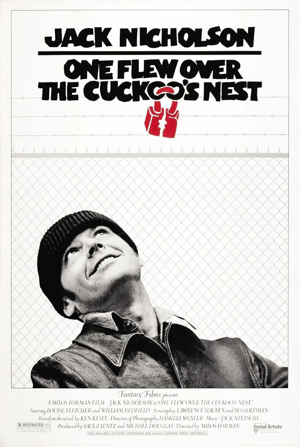 FOGCUTTER FILM SERIES: VOLUME 20 - One Flew Over the Cuckoo's Nest (Hosted by Robert Mailer Anderson) ~ Music at 6:00 PM, Film at 7:00 PM