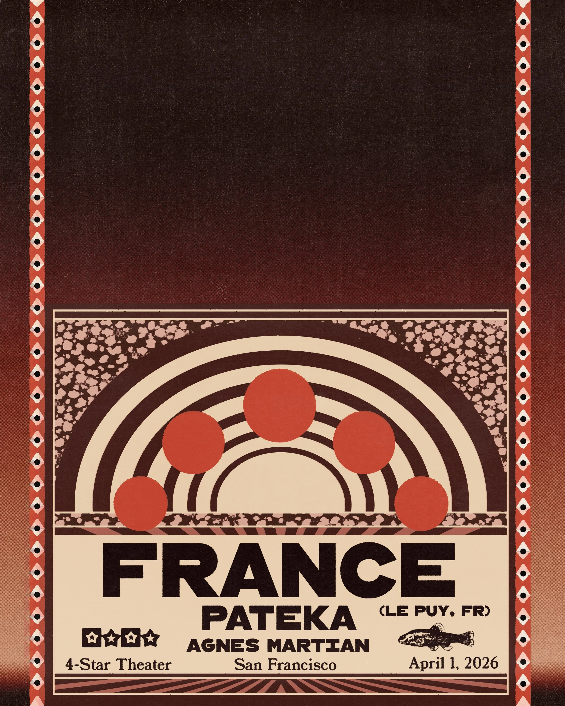 LIVE MUSIC: France, Pateka, Agnes Martian ~ Doors at 7:00 PM &amp; Music at 8:00 PM