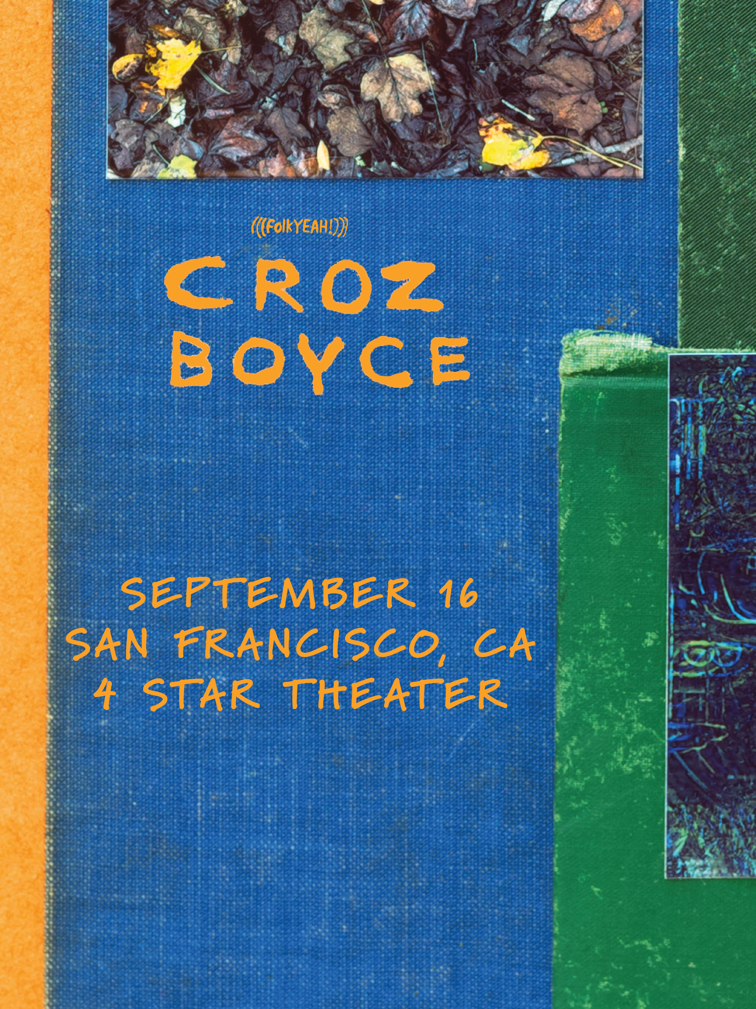 LIVE MUSIC: Croz Boyce (Presented by folkYEAH!) ~ Doors at 7:00 PM &amp; Music at 8:00 PM