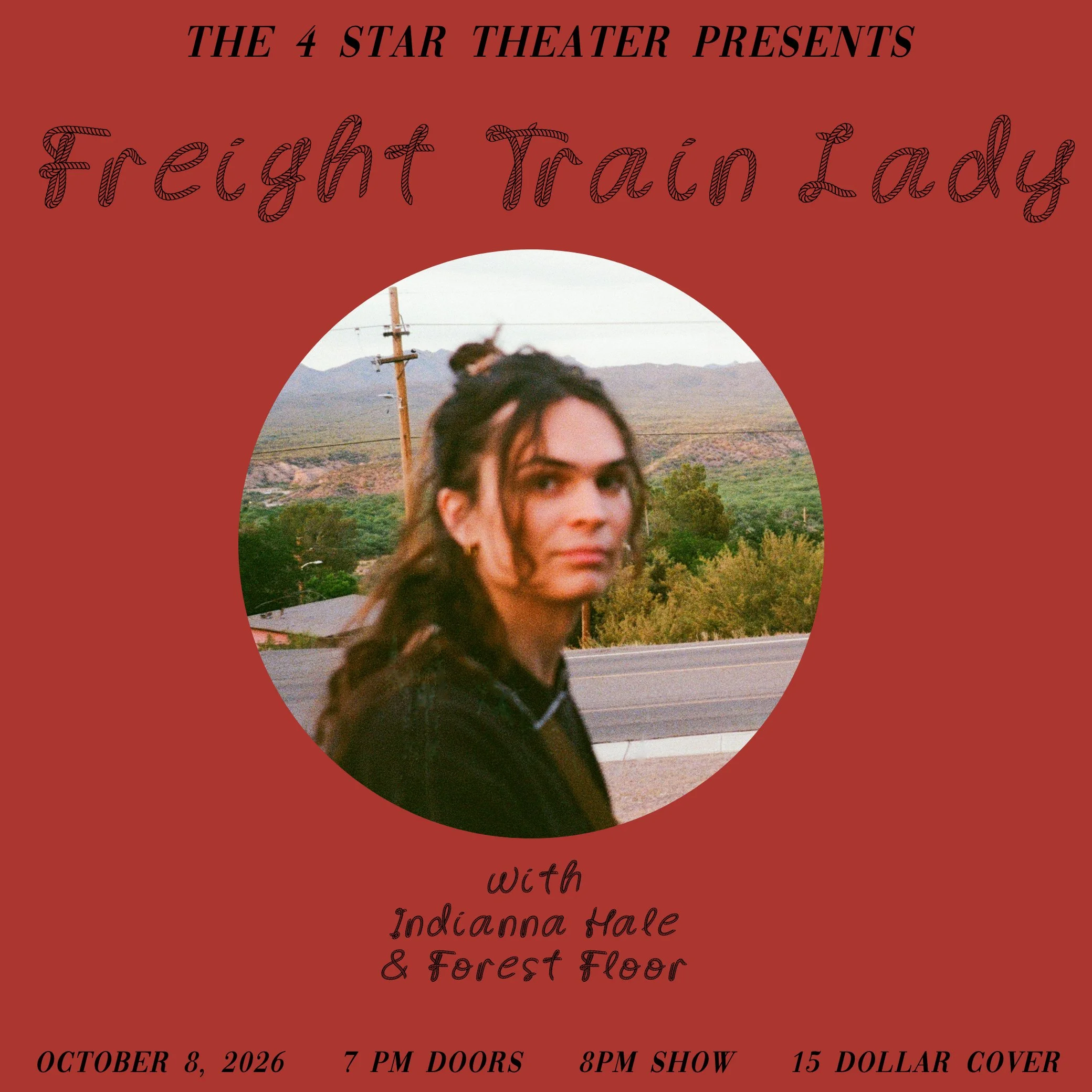 LIVE MUSIC: Freight Train Lady (Record Release), Indianna Hale, Forest Floor ~ Doors at 7:00 PM &amp; Music at 8:00 PM