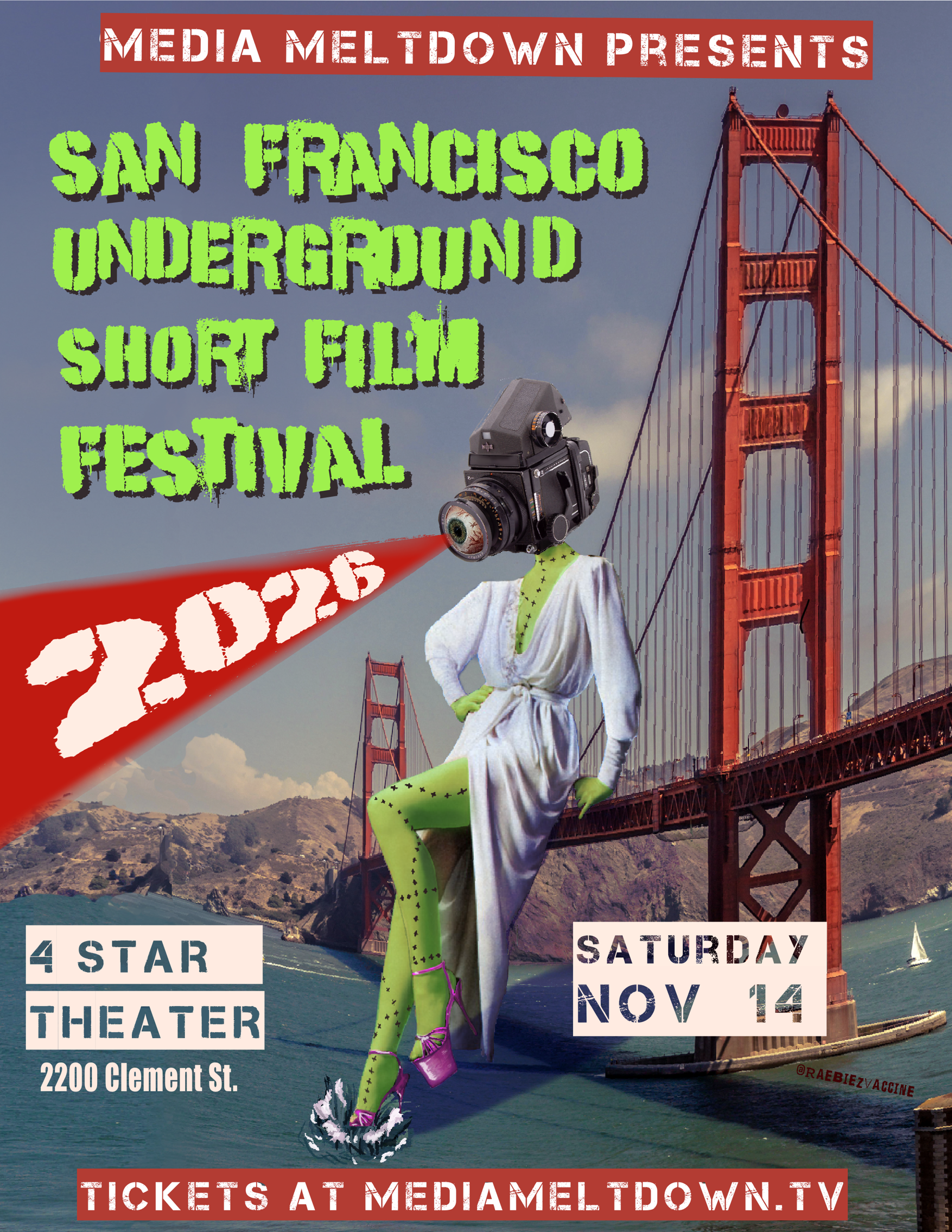 San Francisco Underground Short Film Festival 2026: First Program (presented by Media Meltdown) ~ 2:15 PM