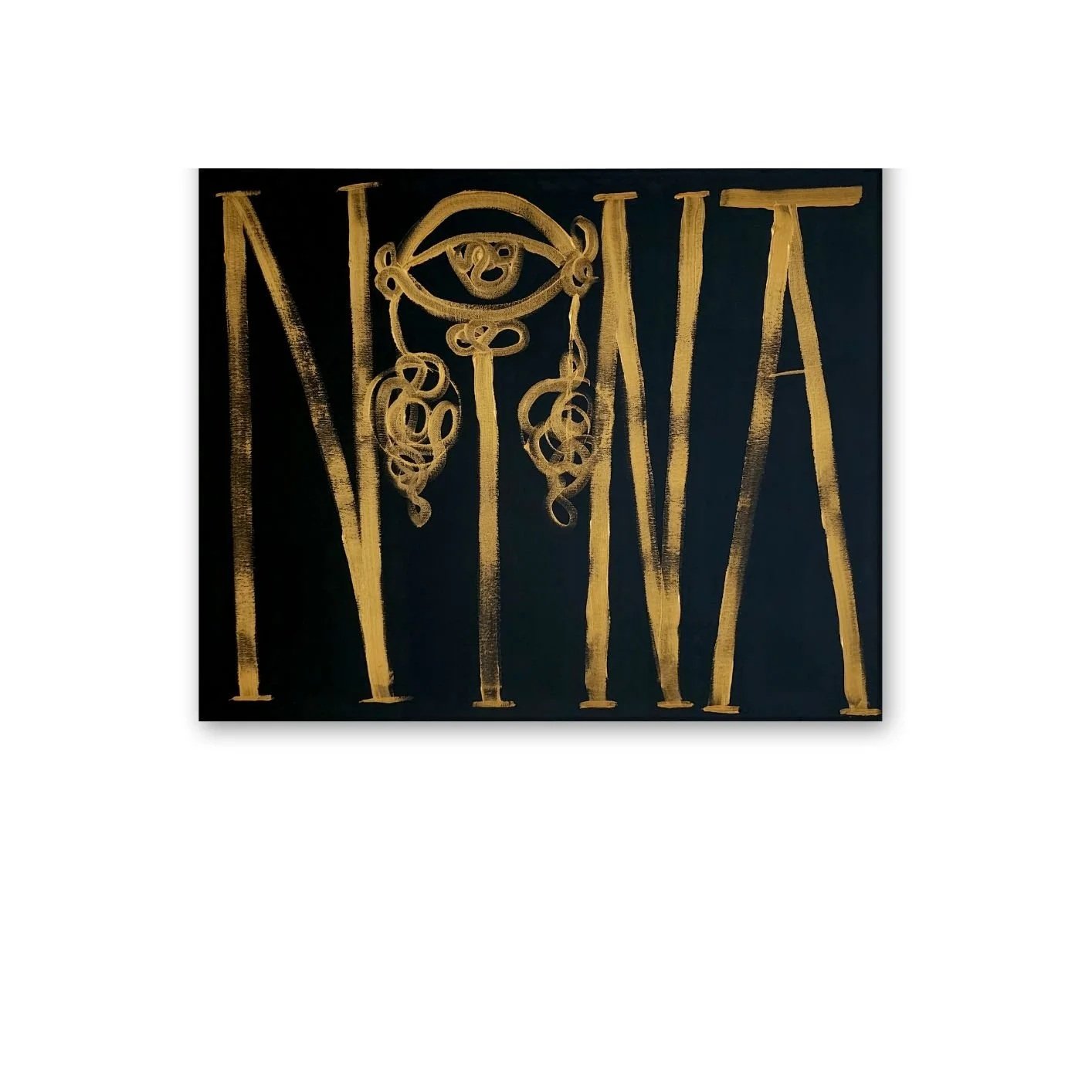 Nina, 2026. Acrylic on canvas, 16 x 20 in.