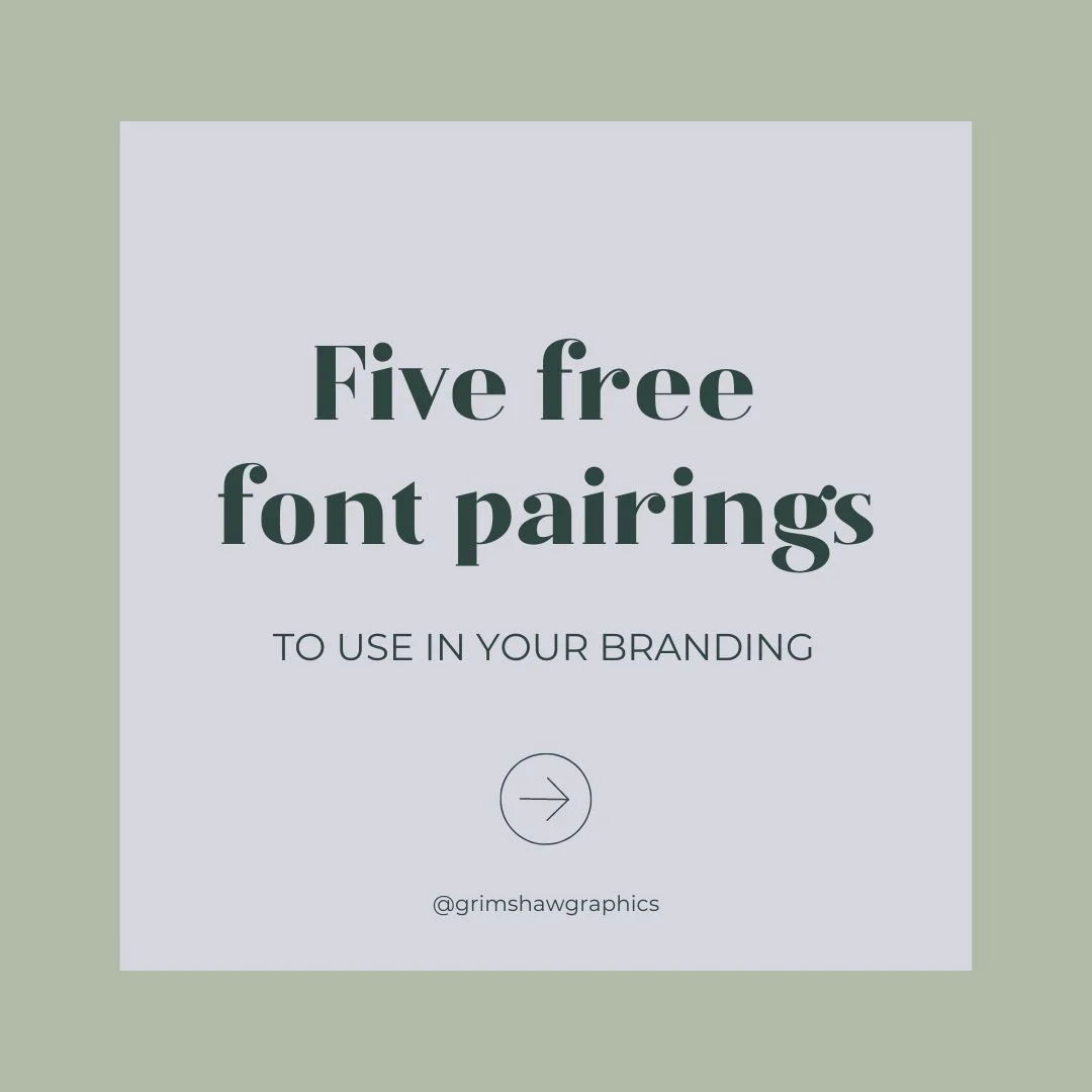 Tired of the font-scrolling marathon? I've got you! Swipe left for five FREE font pairings that'll elevate your branding without the font-hunt confusion and hassle.