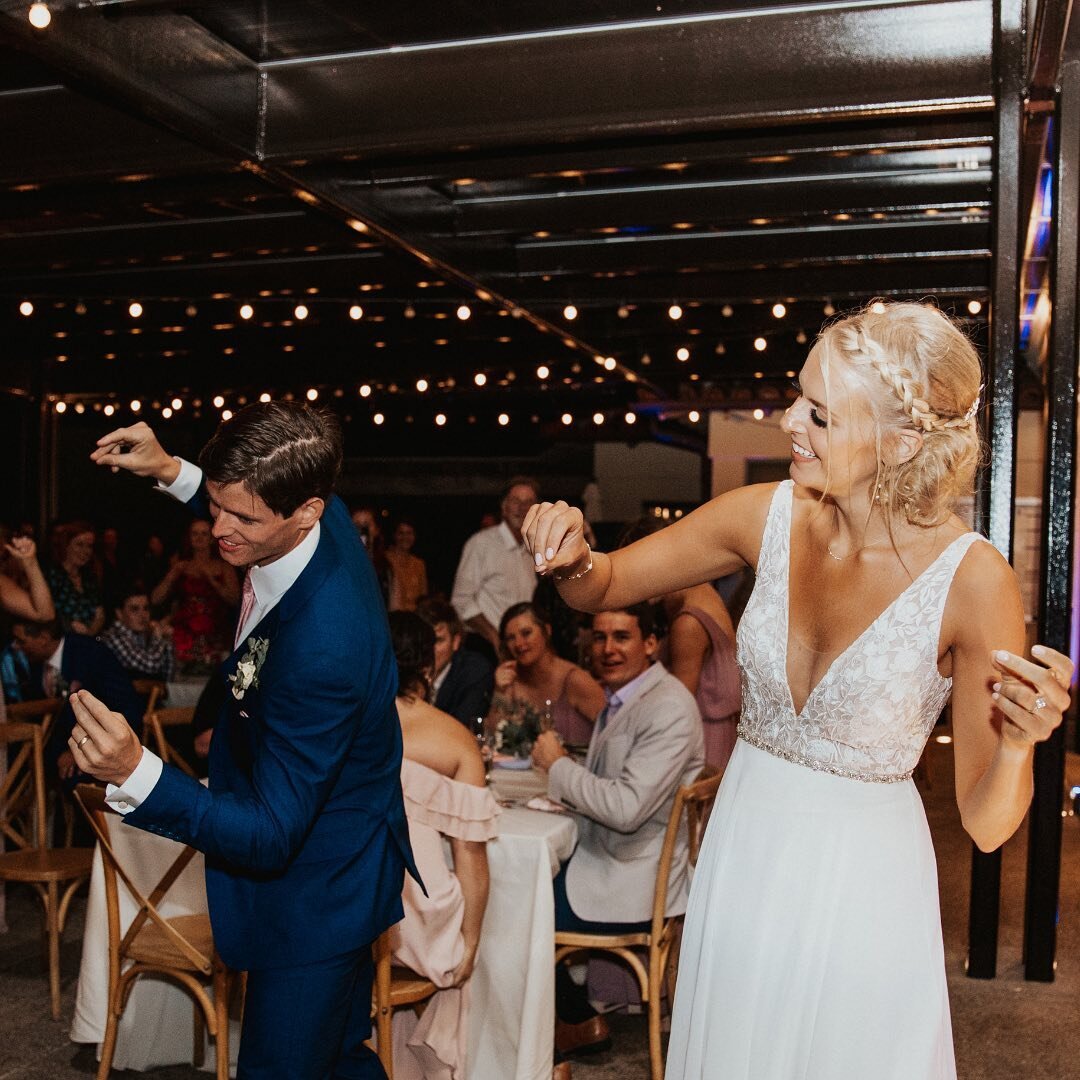 Our #RaveReview this time comes from my friend @joescharnweber who WAY outkicked his coverage when he married his beautiful wife @erinscharnweber about 2 months ago. ⁠
⁠
It was such a fun wedding! Swipe right to read his very humbling review⁠
⁠
DJ: @