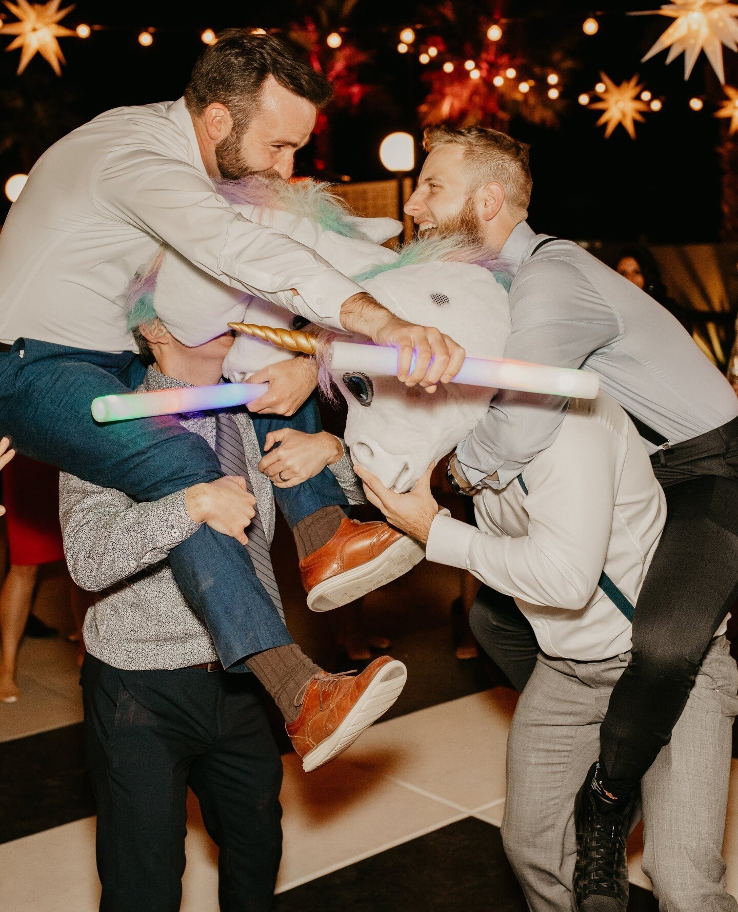 Your #MondayMotivation for the perfect dance floor comes in unicorn form this week! If you want a great dance floor and epic pictures, don't be afraid to think outside the box!!!⁠
⁠
Photo: @cassidyskyephoto⁠
Venue: @thelautnercompound