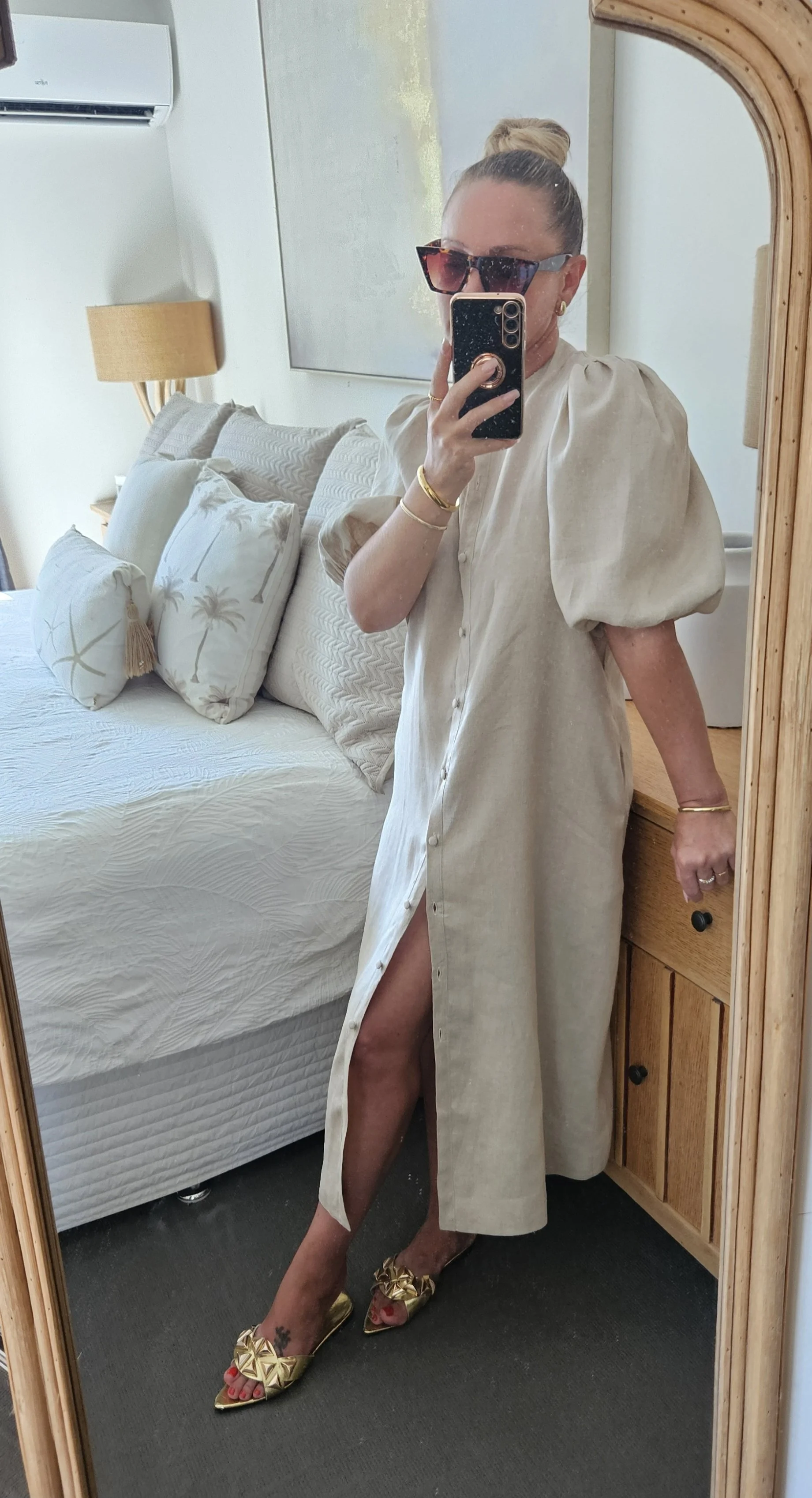 Charlie Midi Dress Natural