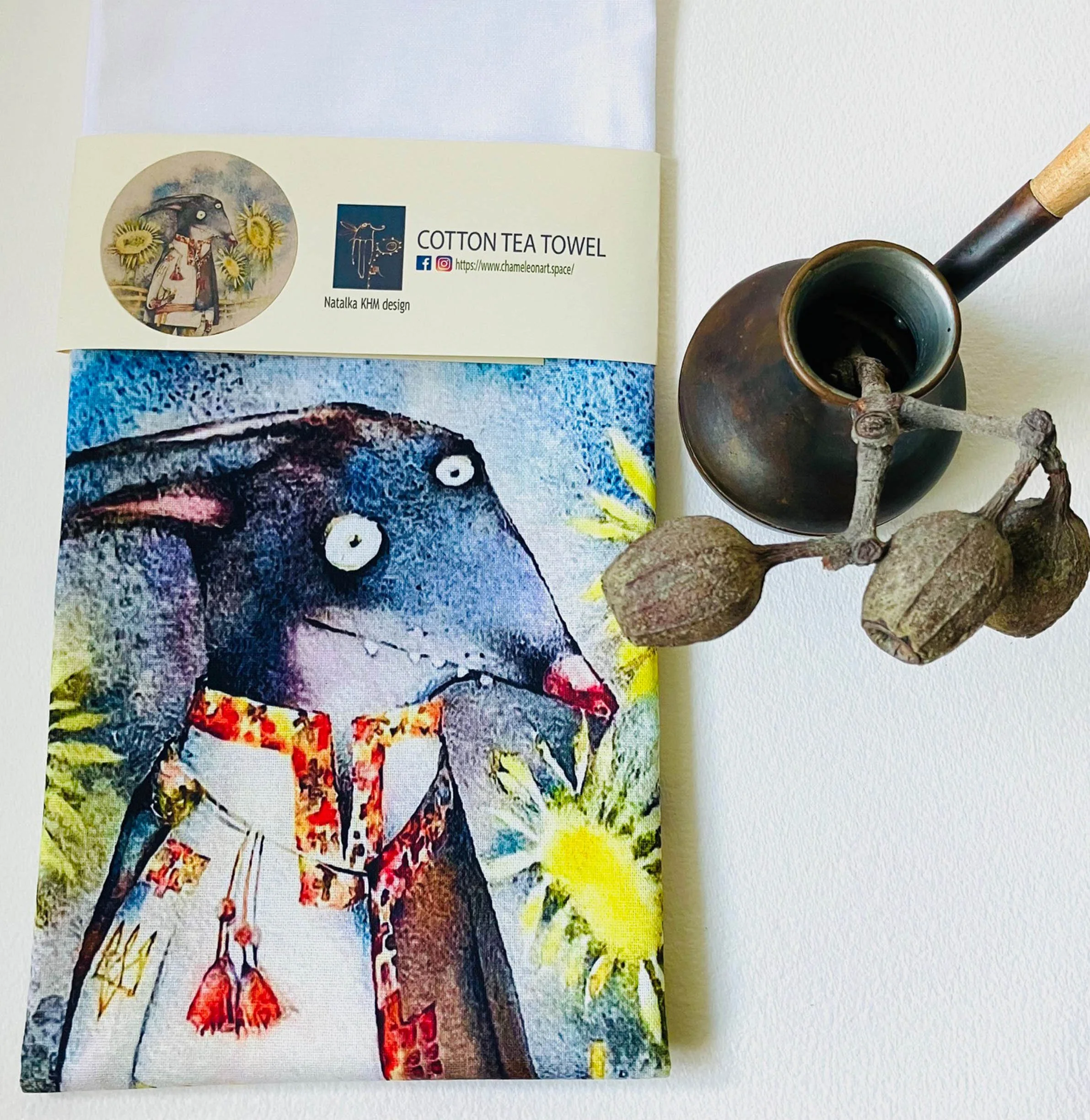 Cotton Tea Towel/ Na-Her-Soon