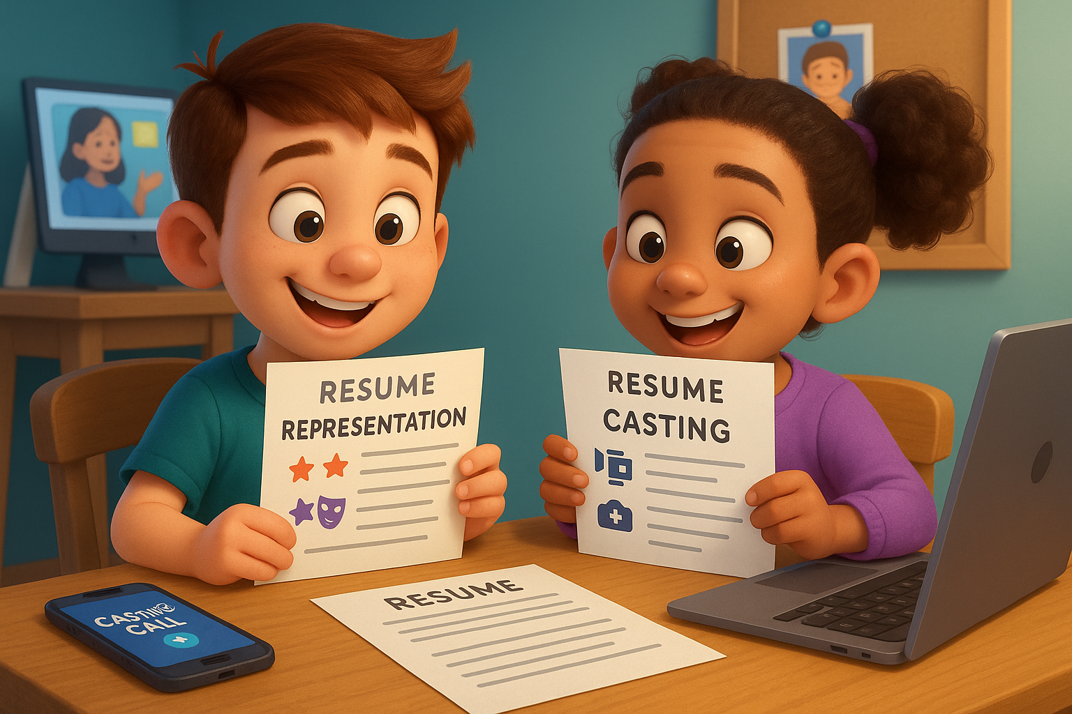 Seeking Representation vs. Casting Resumes: What Parents Must Know