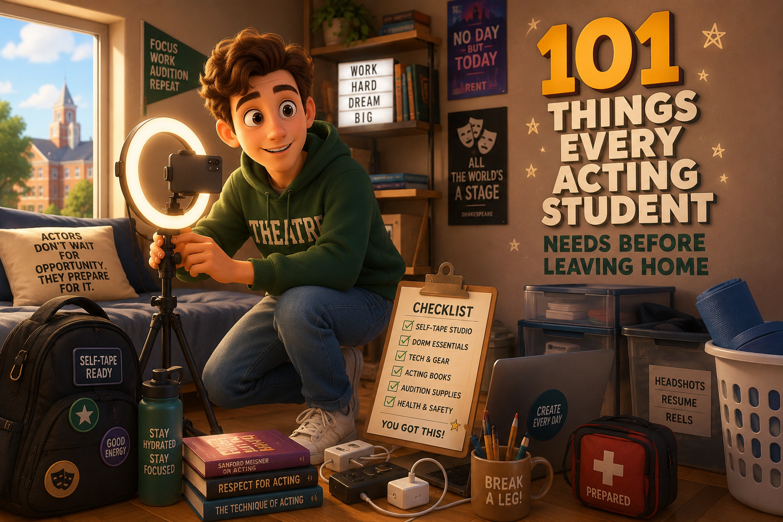 101 Things Every Acting Student Needs Before Leaving Home