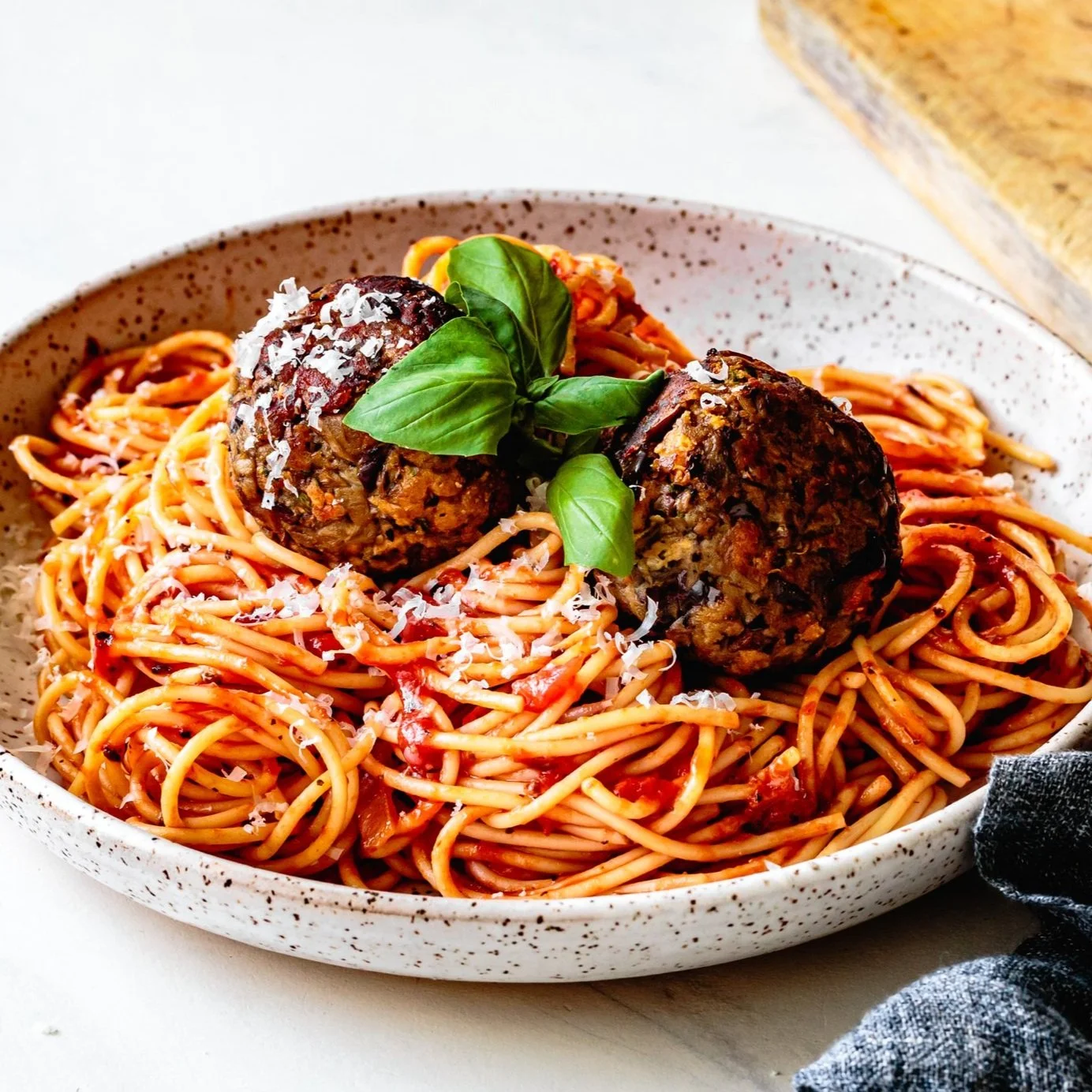 Eggplant Meatballs Marinara