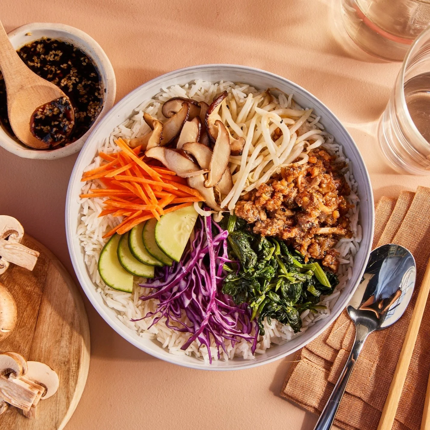 Adda Veggie Korean Bibimbap