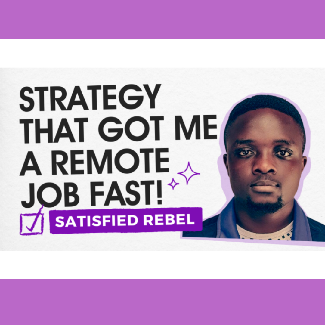 How I increased my chances of Getting a Remote Job | Neville's Success Story