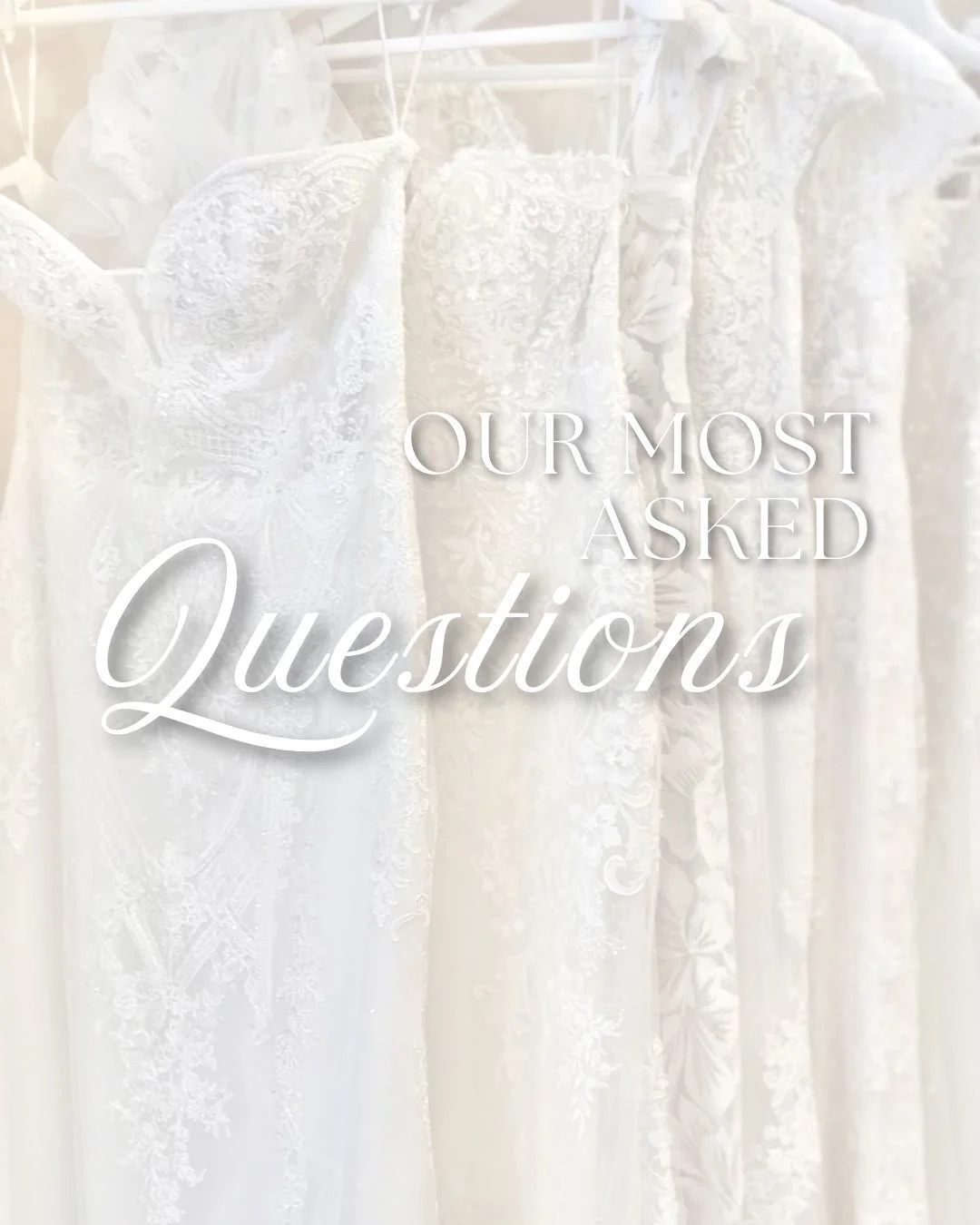 Your bridal questions, answered 🤍
From timelines to styling your full look, we&rsquo;re here to make every step feel effortless and personal! 🙌🏻🍾

Ready to find your gown? Book your private appointment at the link in our bio.✨

#wedding #rosisbri