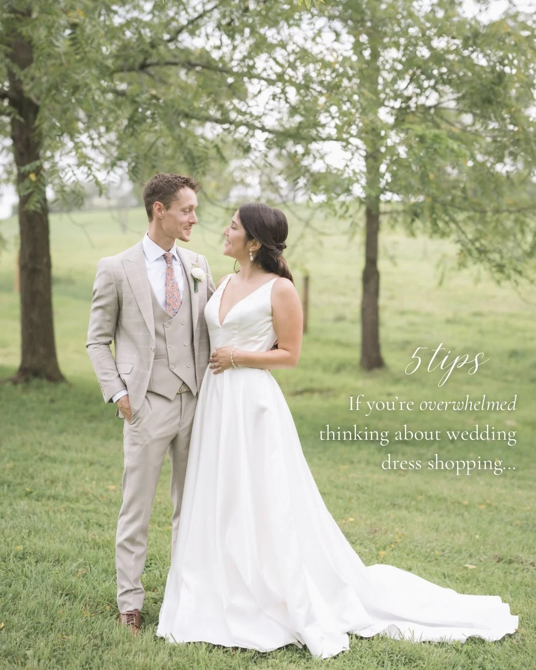 5 Tips for Overwhelmed Brides 👰🏽&zwj;♀️✨

Planning your wedding can feel like a lot, but we&rsquo;ve got you! Swipe through for 5 simple tips to stay calm, confident, and joyful while finding your dream dress. 🤍

From staying organized to trusting