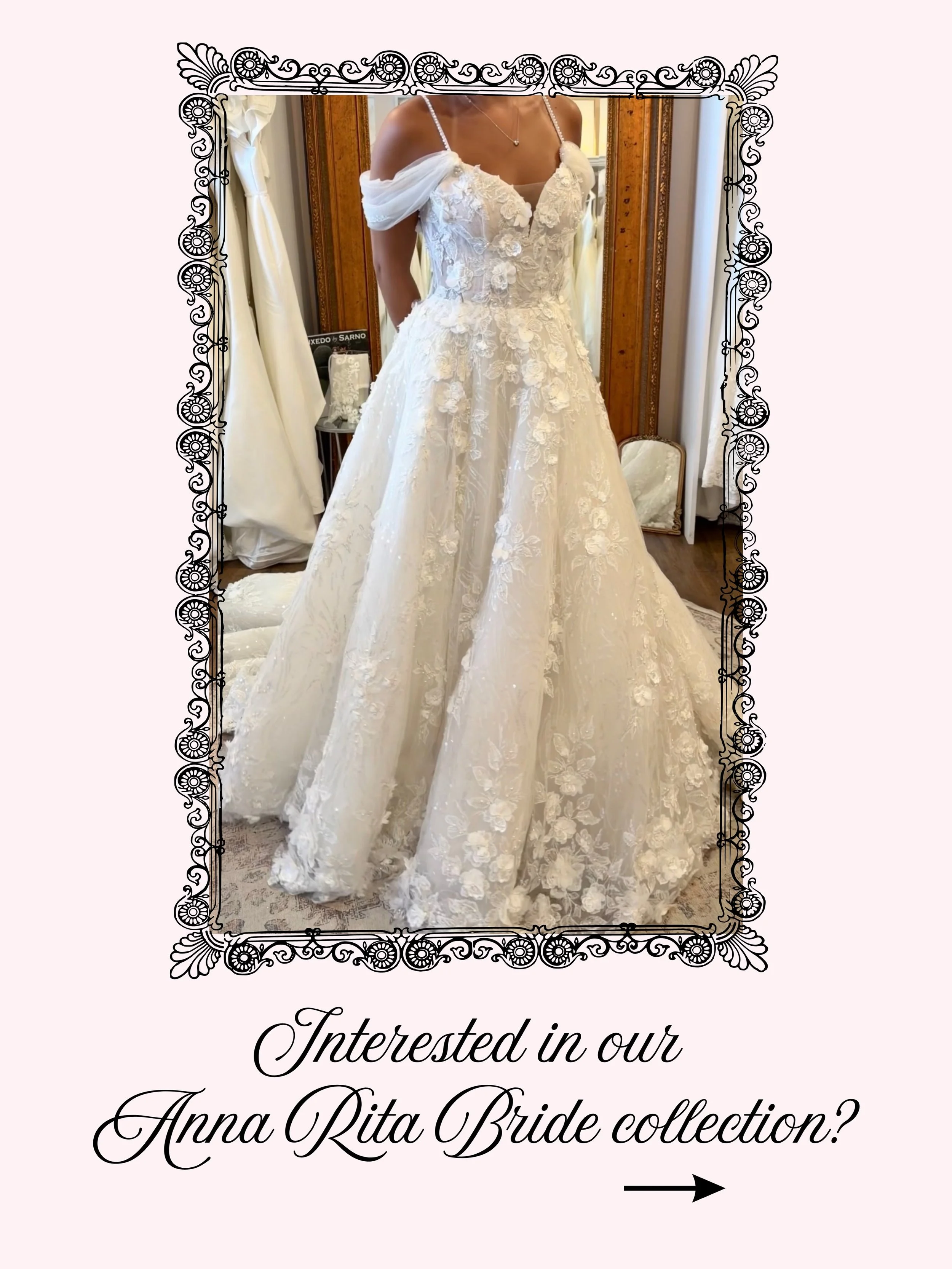 Have you had a chance to shop the Anna Rita Bride collection yet? 💍

This exclusive collection won&rsquo;t be in our boutique forever. 🤍

If you&rsquo;ve been thinking about booking an appointment or have had your eye on one of these stunning gowns