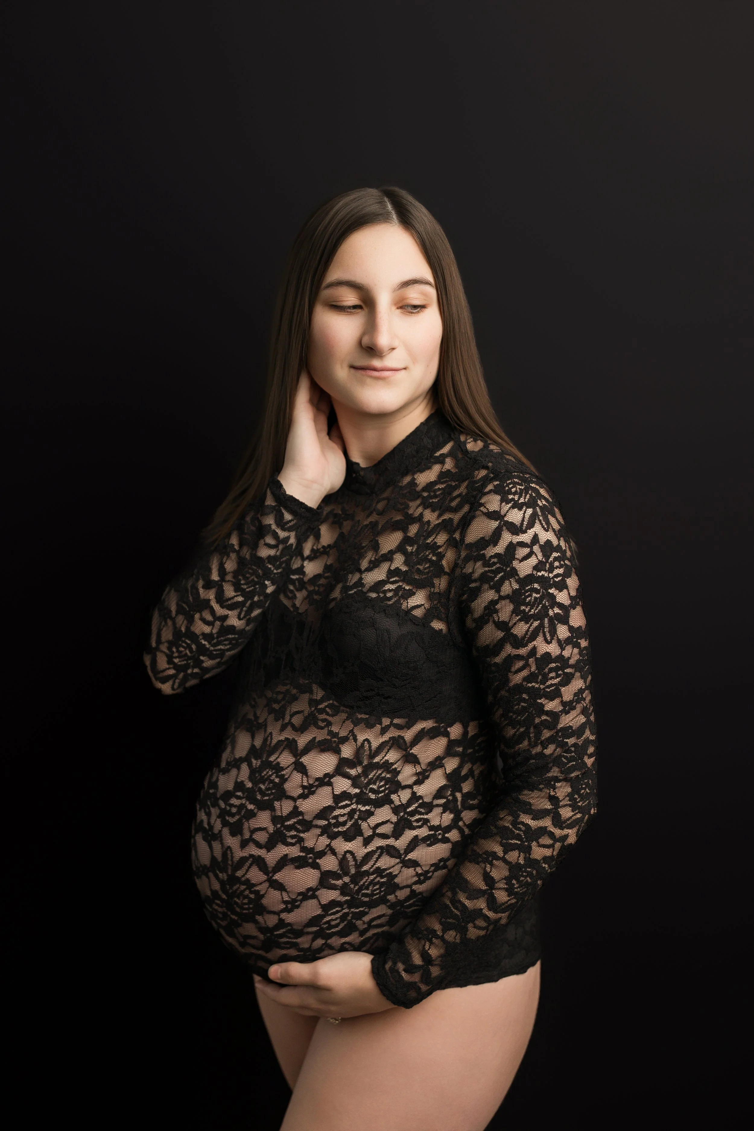 Lace Bodysuit available to use during photo session with Jen Marie Photography