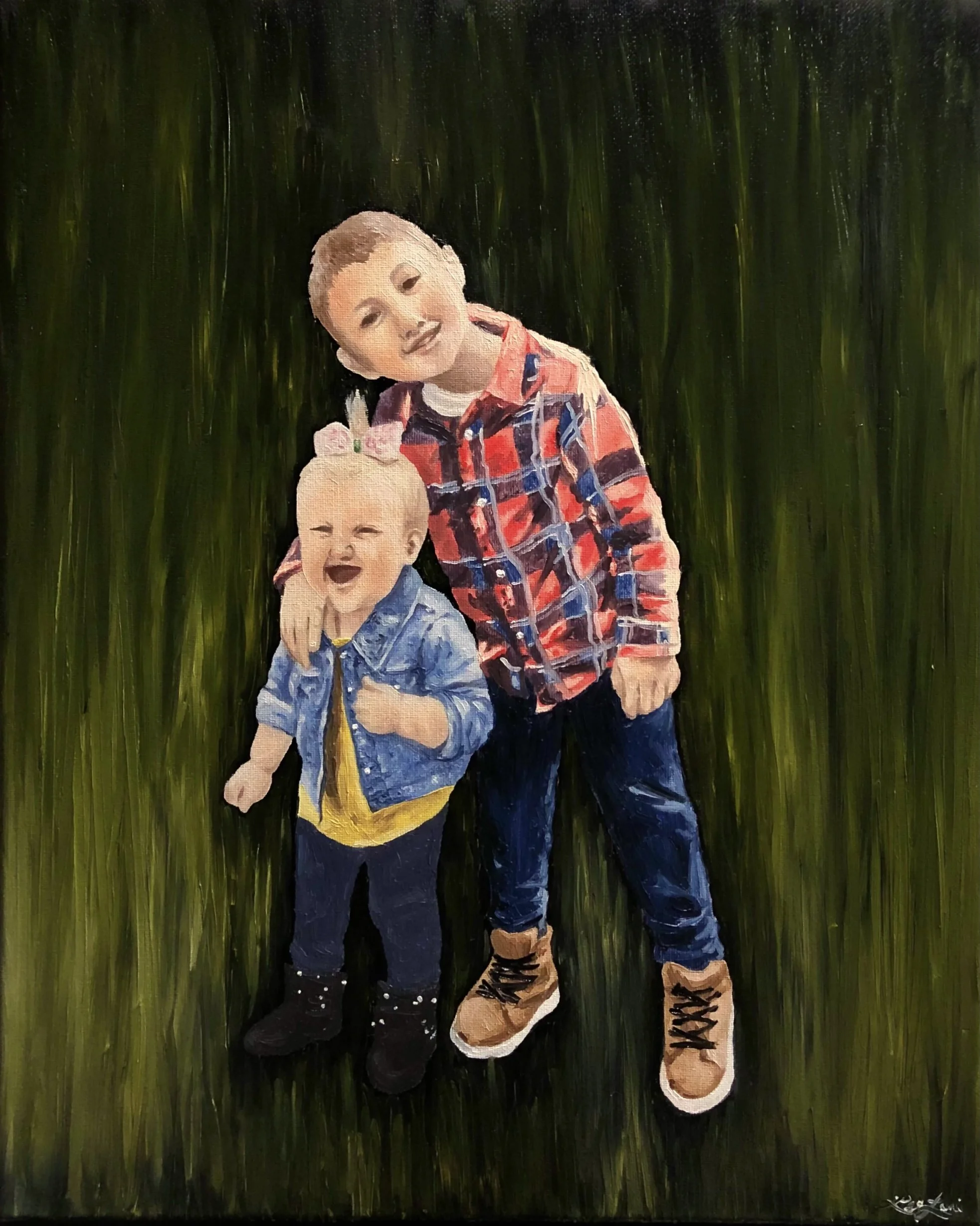 "True Happiness"
Oil on 16x20" Canvas
Completed 2021