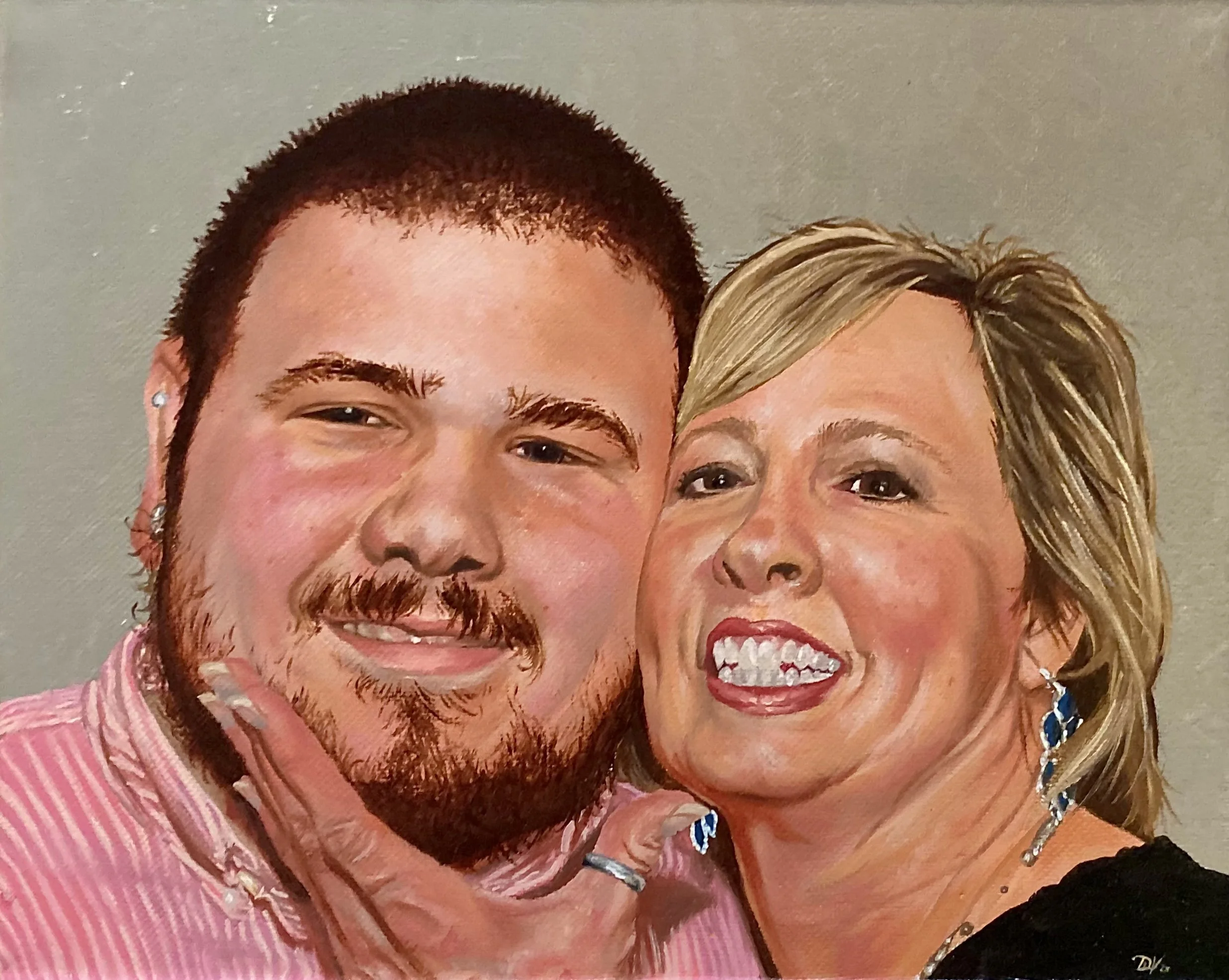 "Mother and Son"
Oil on 8"x10" Canvas 
Completed 2022