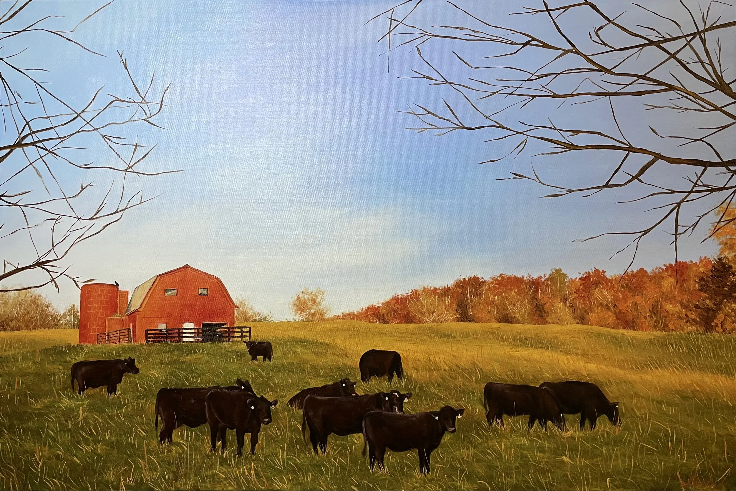 "Golden Hour"
Oil on 24"x36" Canvas
Completed 2023