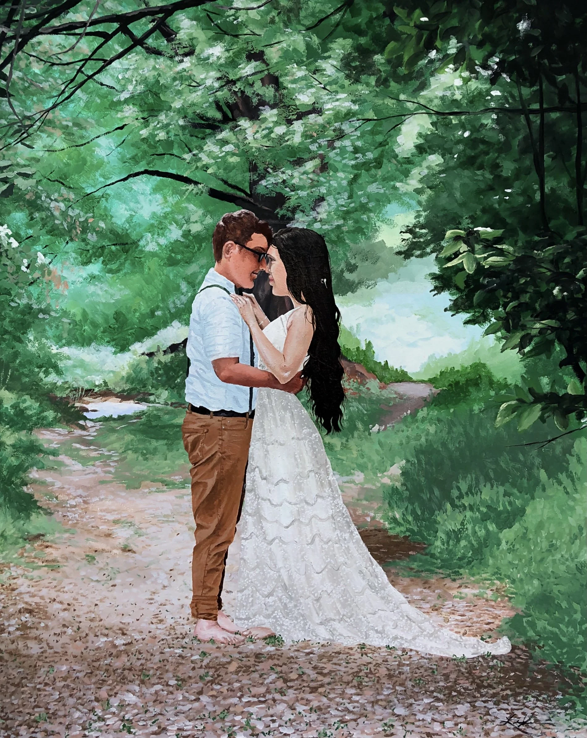 "True Love"
Oil on 24x30" Canvas
Completed 2019