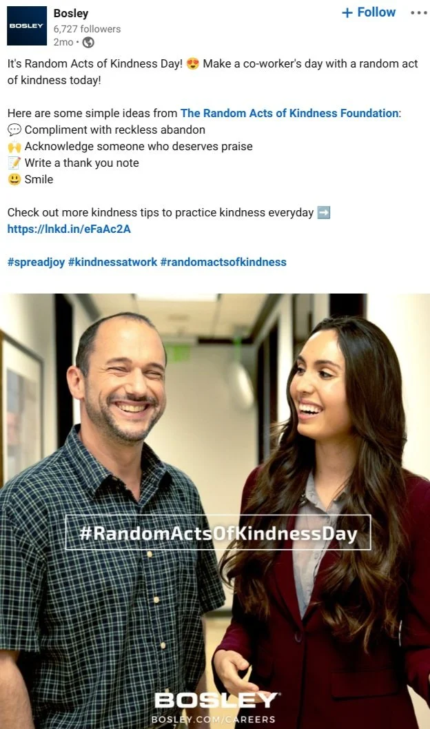 Random Acts of Kindness Day