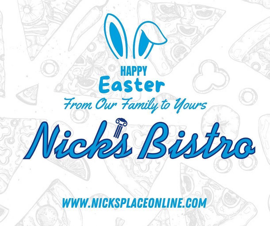 Happy Easter from The Nick&rsquo;s Place Family to Yours!🐣🐰🥚

We will be CLOSED for Easter and back in a HOP Monday ! 🐰

#easter #eastersunday #happyeaster