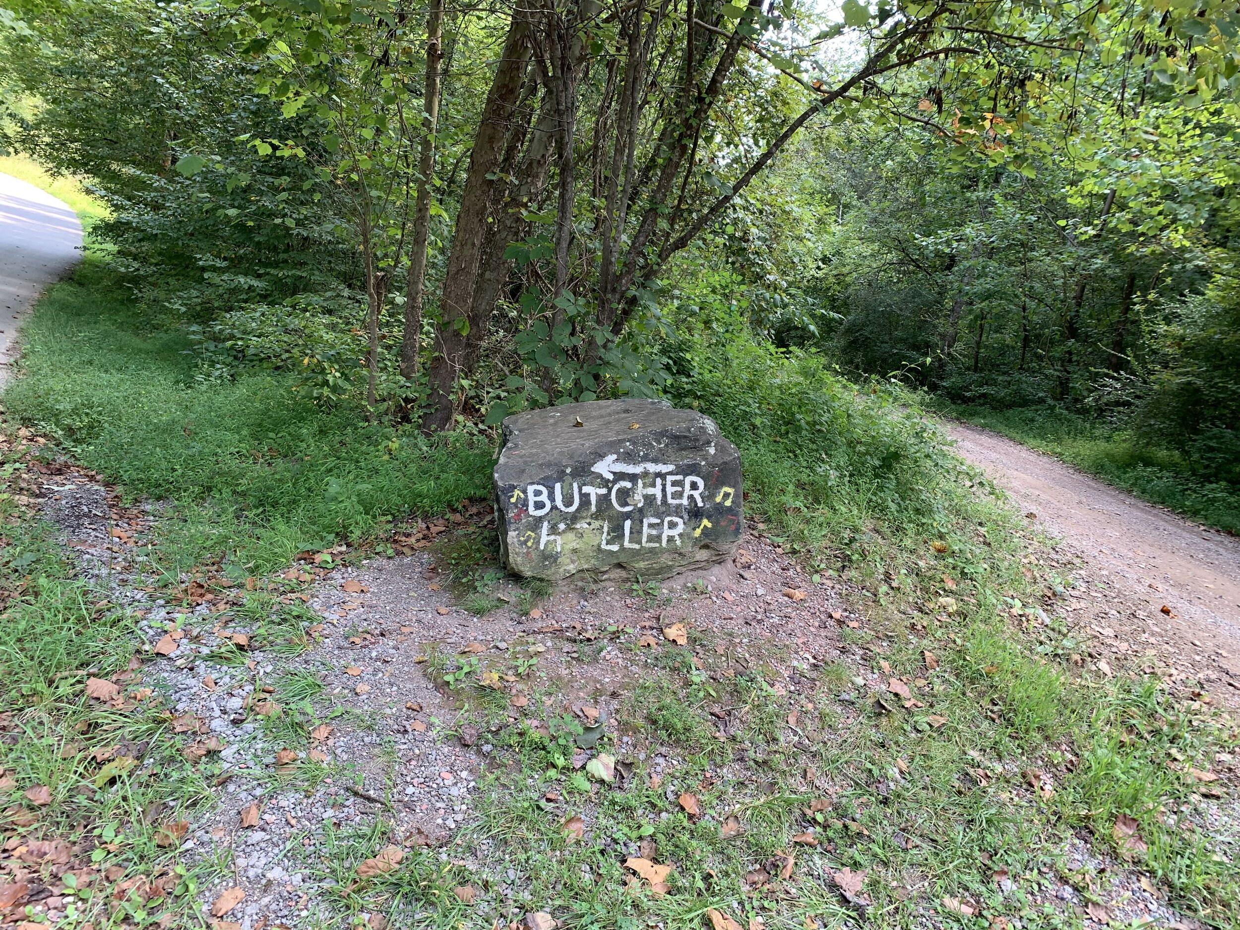 Entrance Sign to Butcher Holler