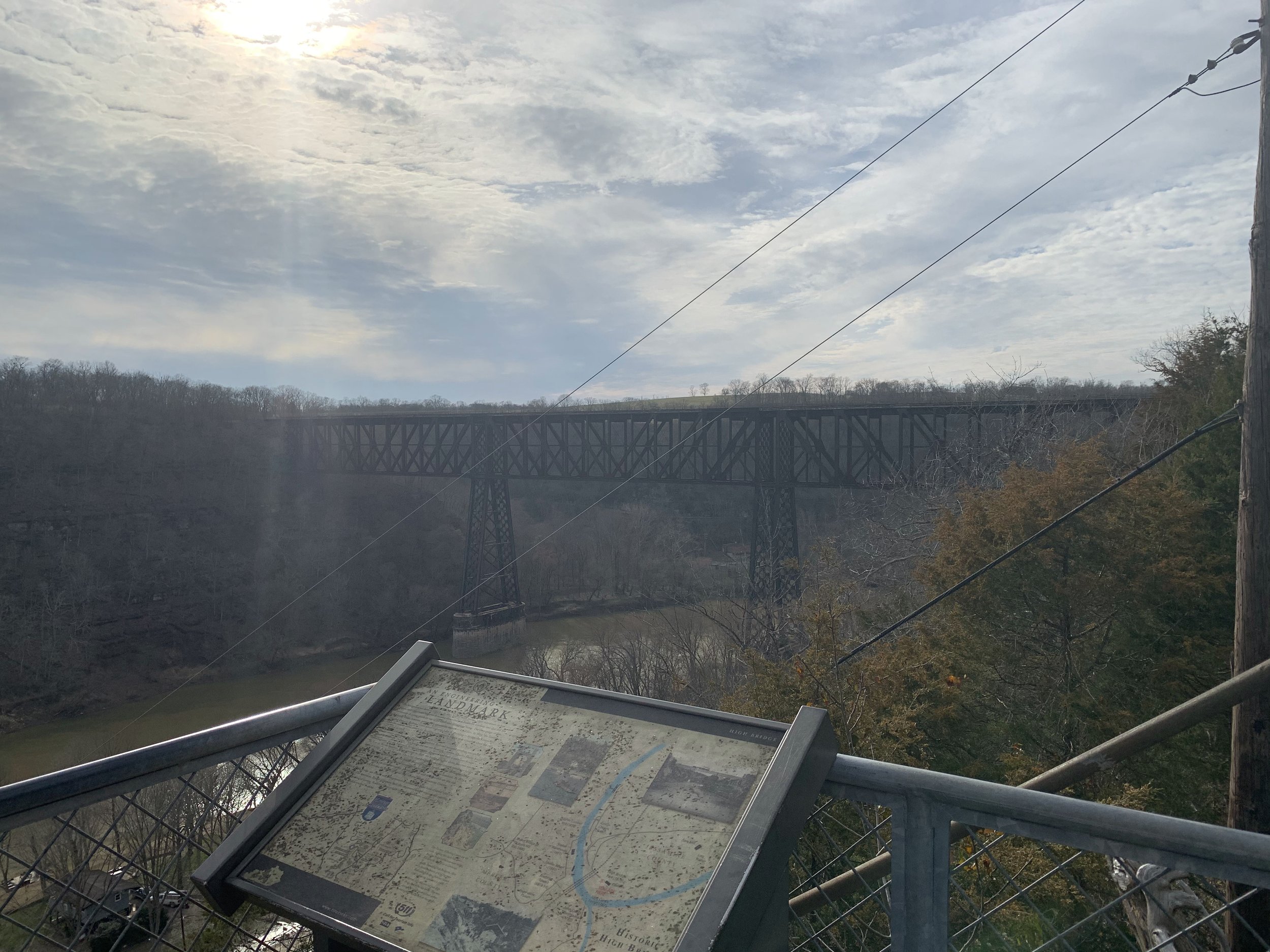 View of High Bridge from the Observation Deck at the Nearby Park