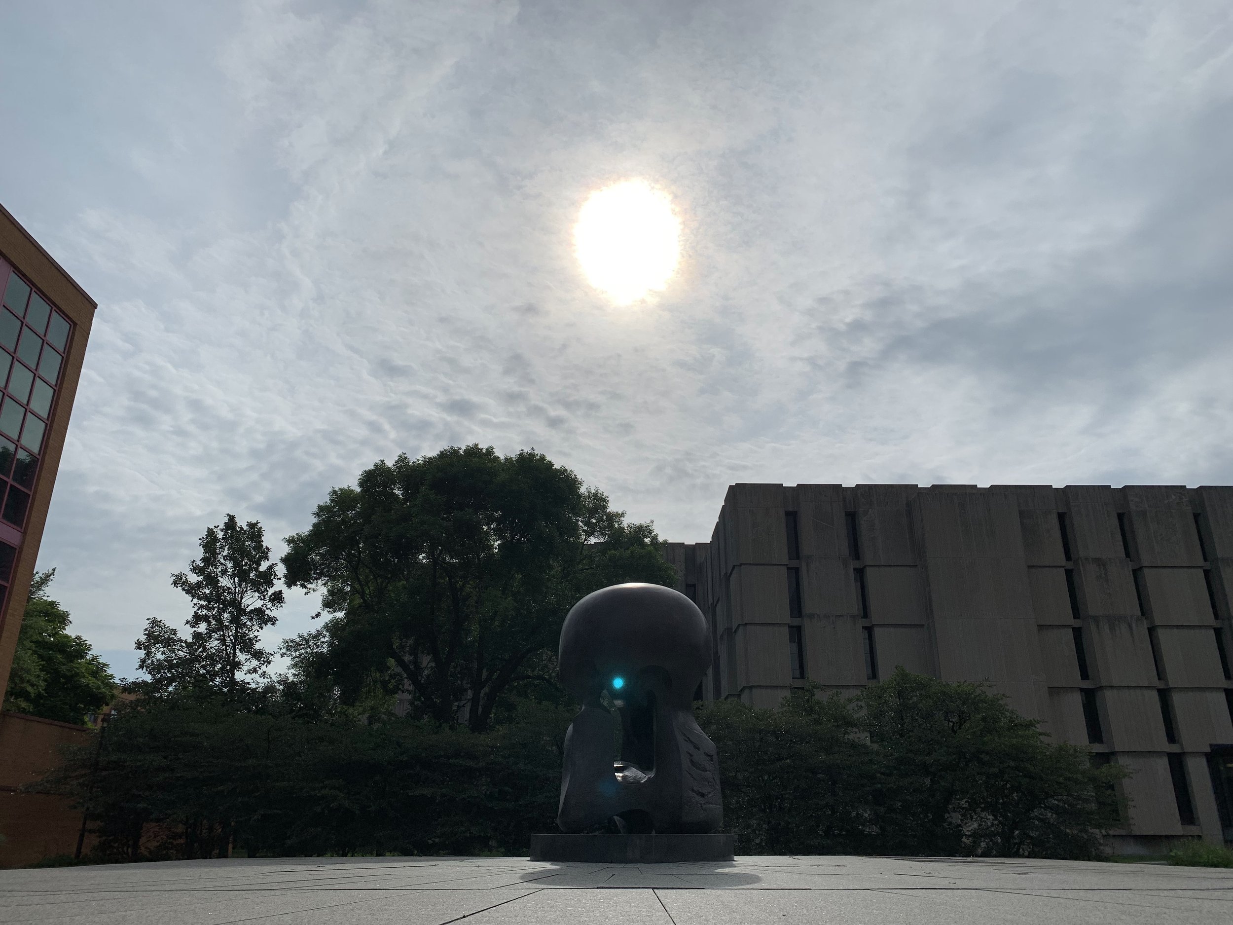 The Nuclear Reactor That Powers Our World, Hanging Above The Site of Our First Reactor