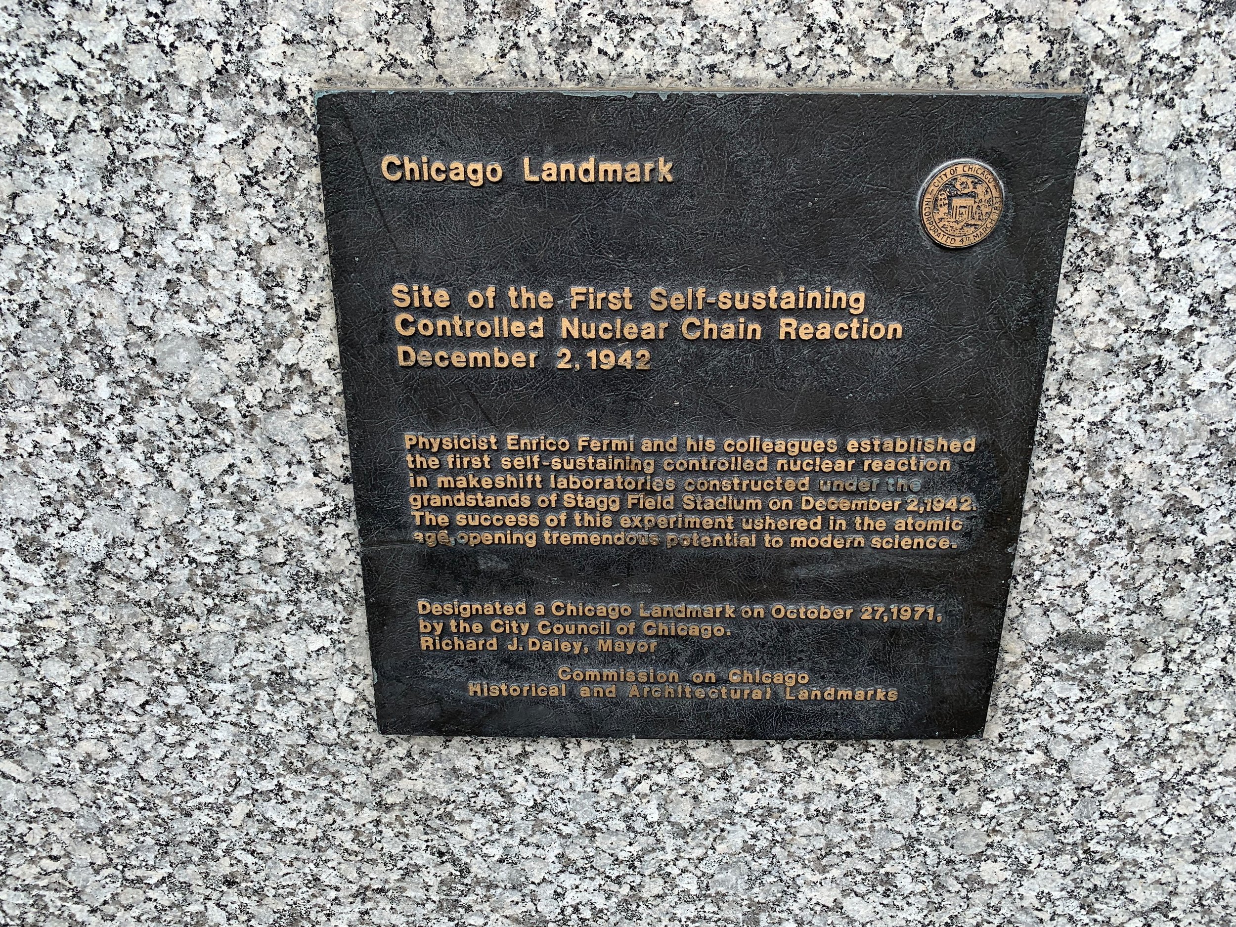 Plaque Commemorating the Monument